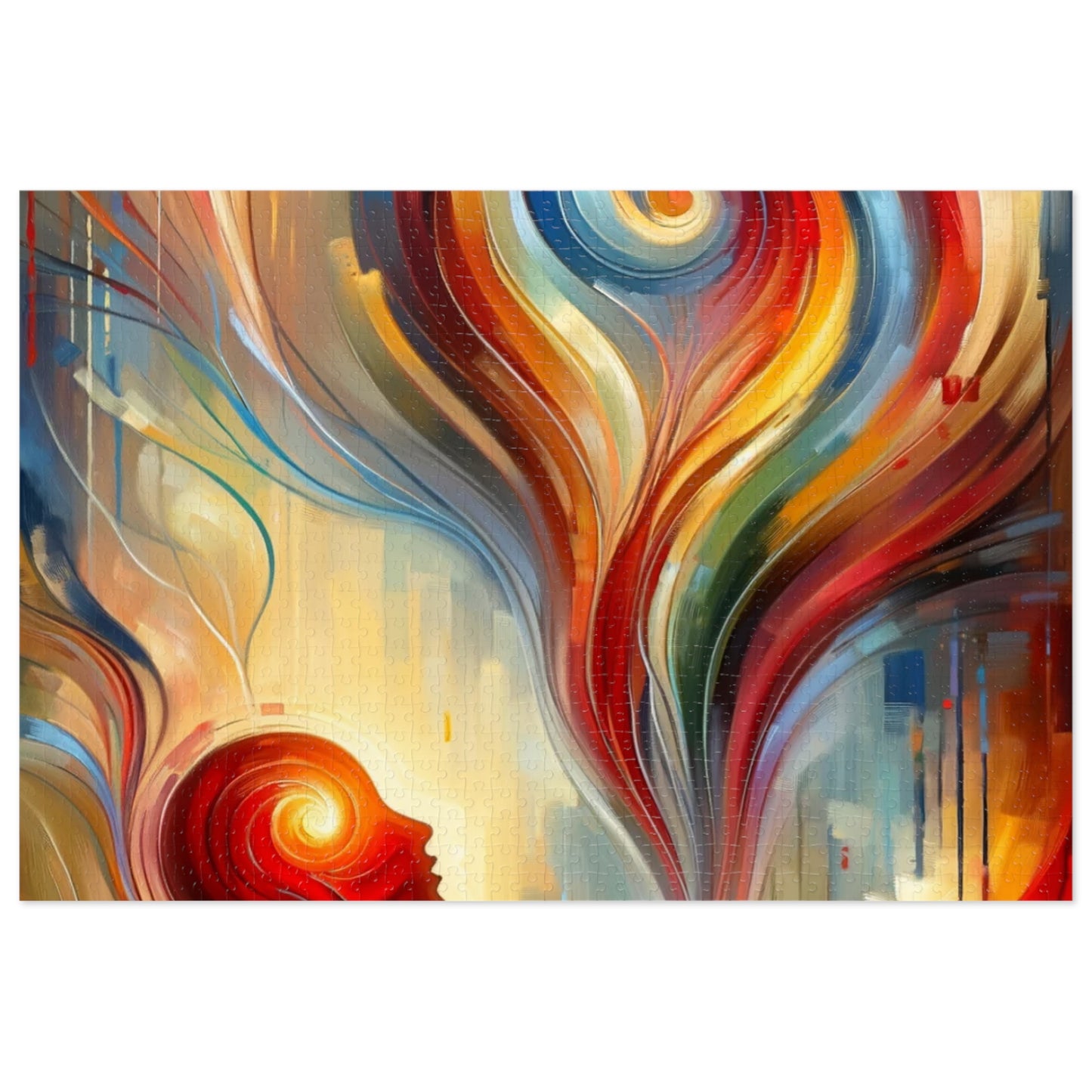Empathetic Spiral Dialogue Jigsaw Puzzle (30, 110, 252, 500,1000-Piece)