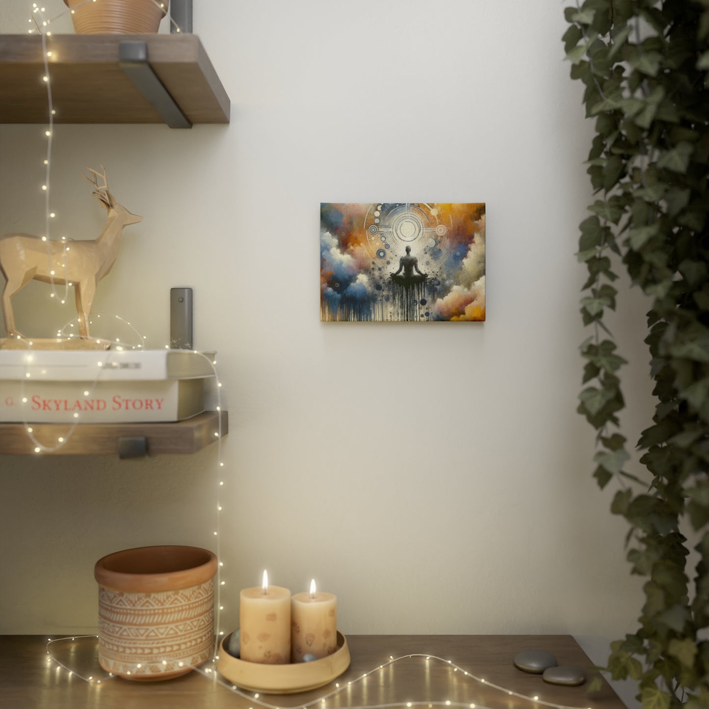 Mindful Transformation Profundity Canvas Photo Tile