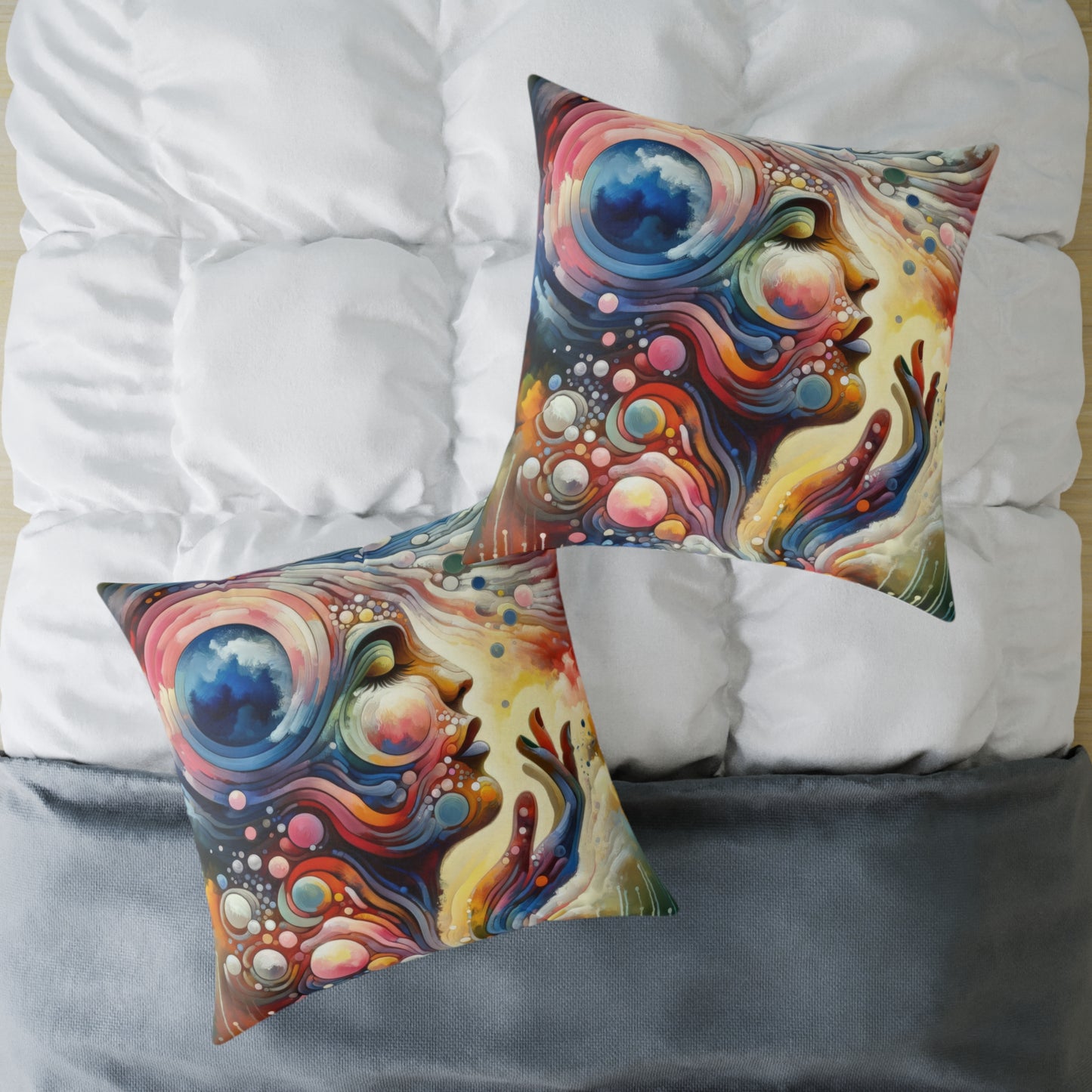 Mindful Melody Harmony Spun Polyester Pillow