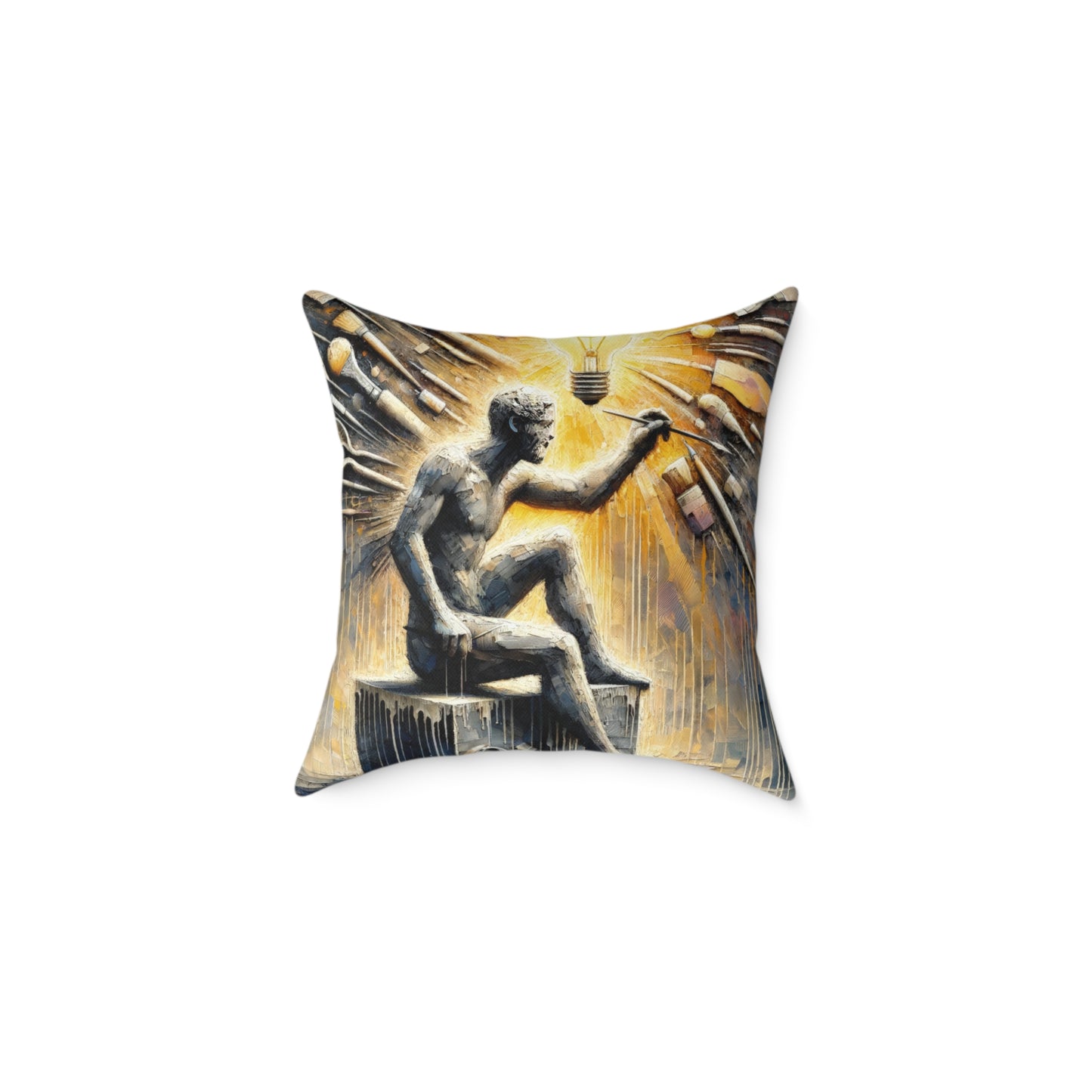 Idea Sculptor Genesis Spun Polyester Pillow
