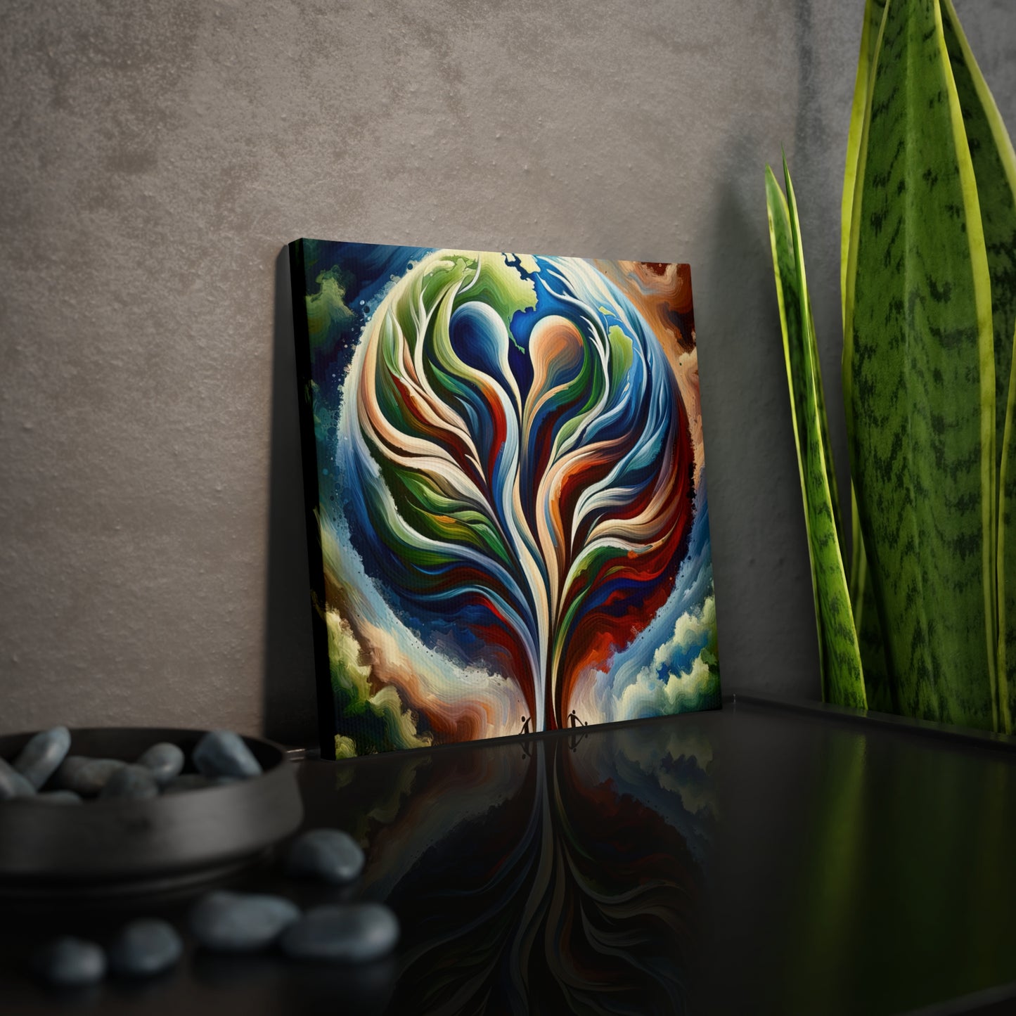 Interconnected Earth Advocates Canvas Photo Tile