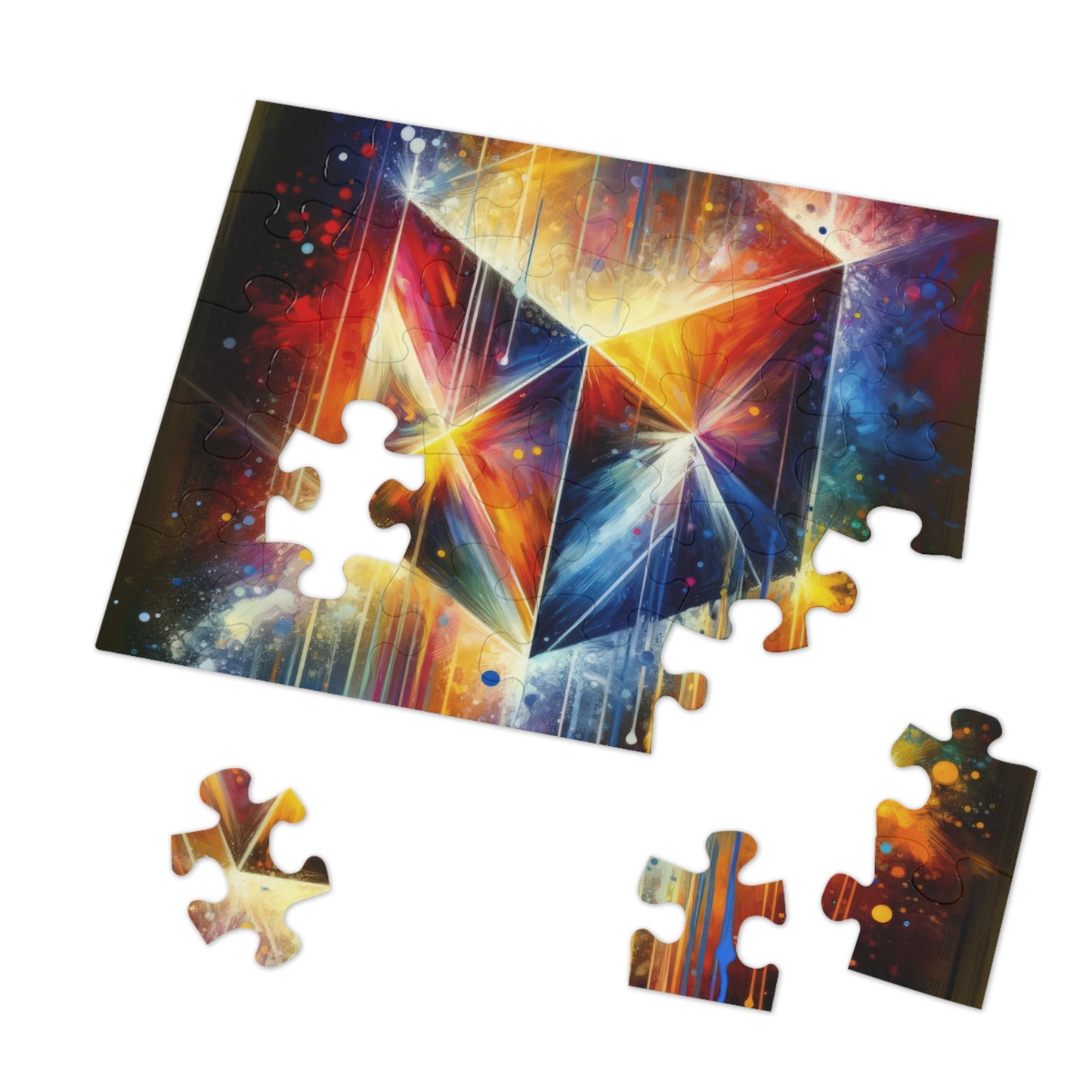 Prismatic Light Spectrum Jigsaw Puzzle (30, 110, 252, 500,1000-Piece)
