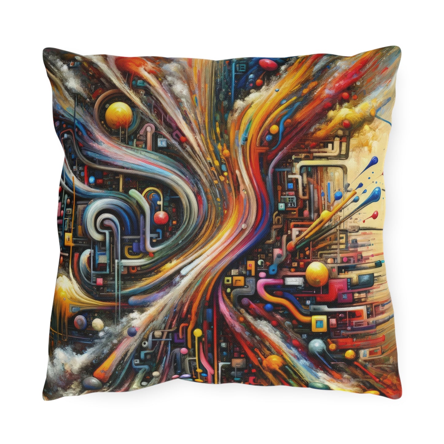 Information Bottleneck Cascade Outdoor Pillows