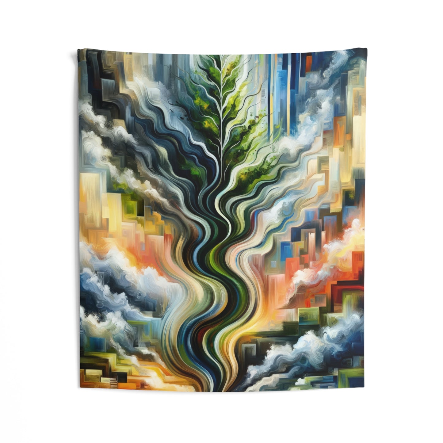 Eternal Digital Contrast Indoor Wall Tapestries