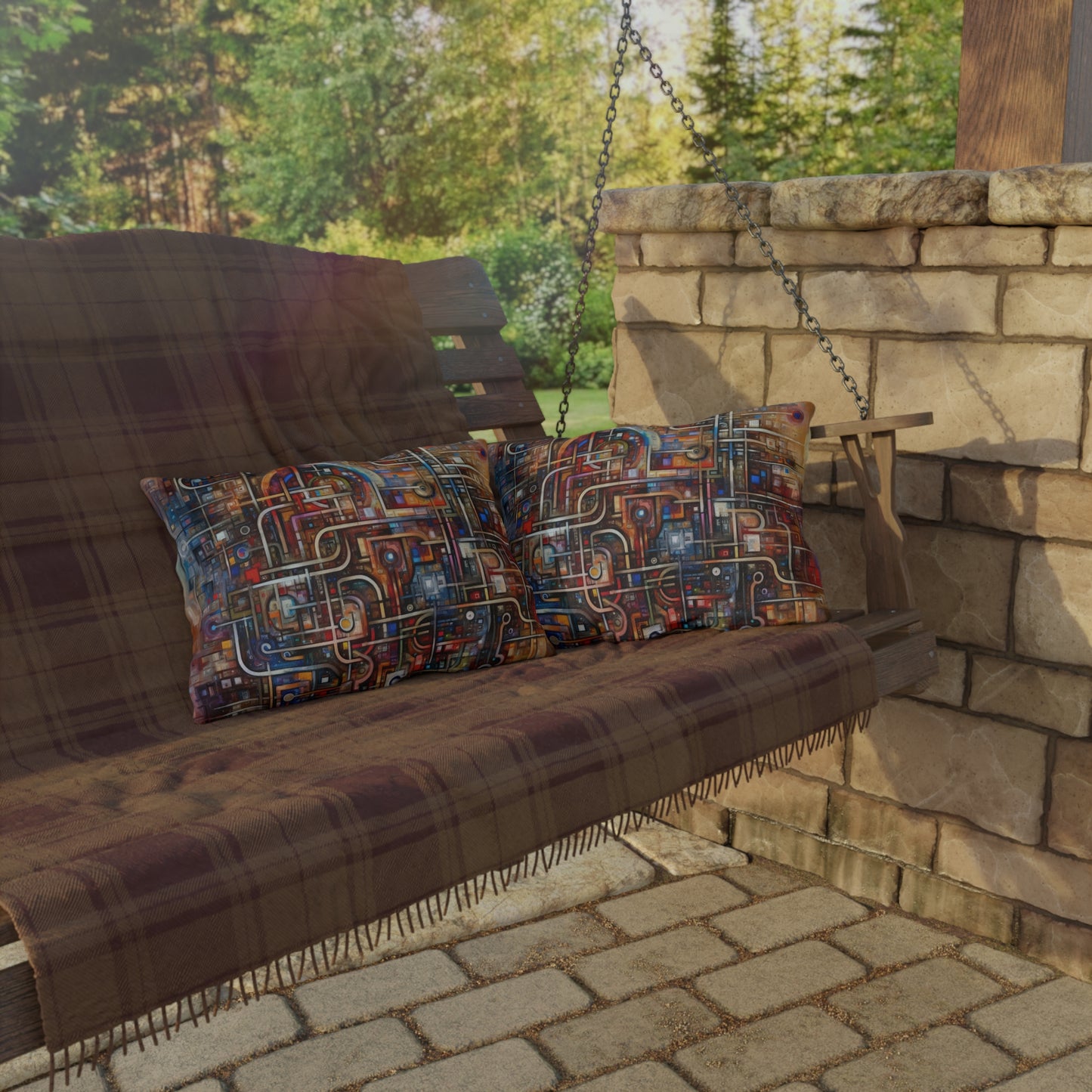 Grandest App Tapestry Outdoor Pillows