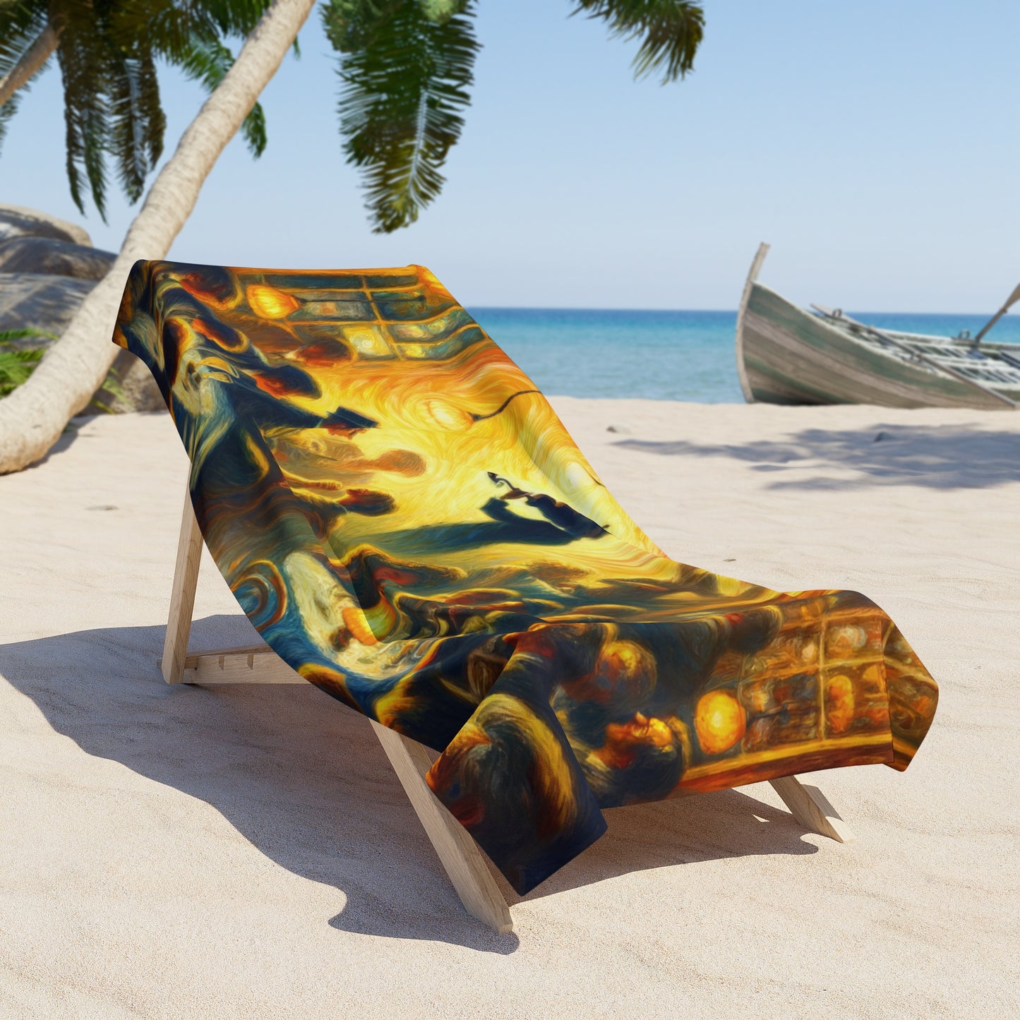 Bistro Emotive Entry Beach Towel