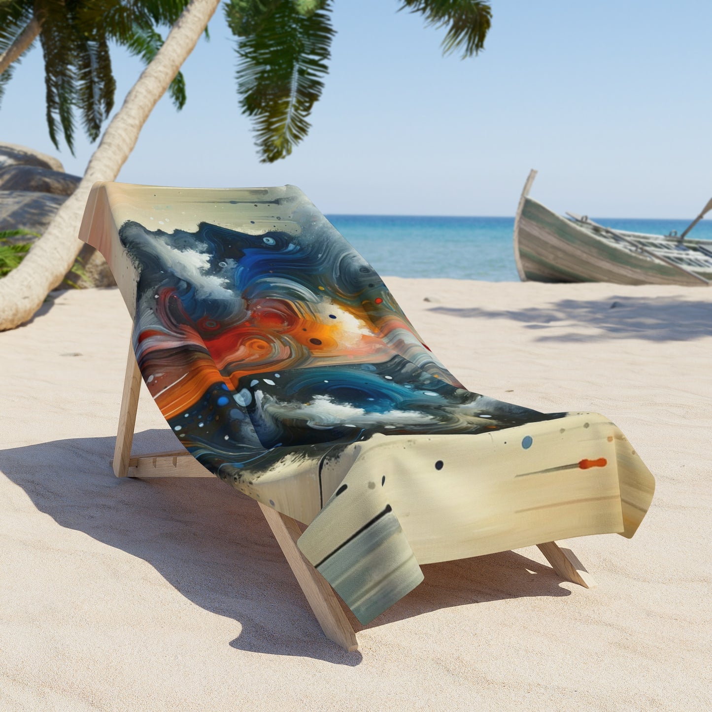 Connected Isolation Paradox Beach Towel