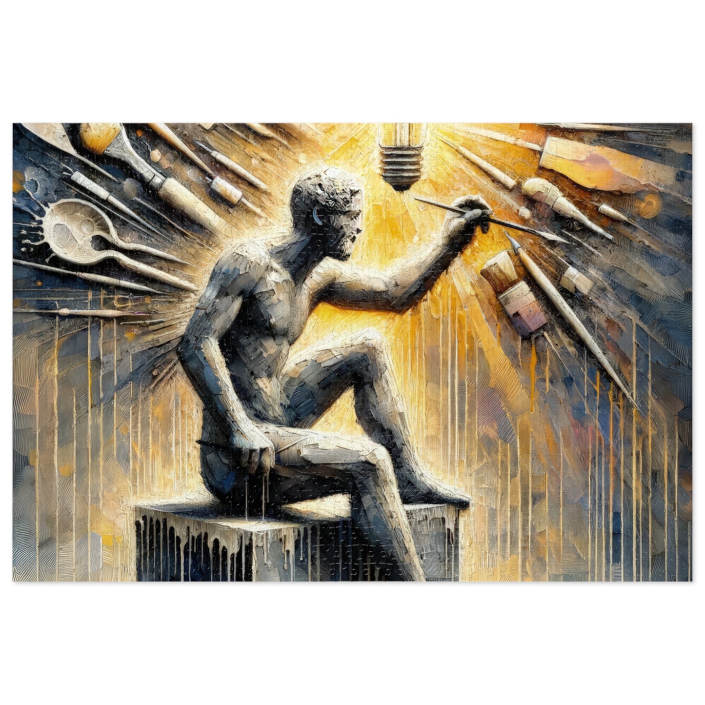 Idea Sculptor Genesis Jigsaw Puzzle (30, 110, 252, 500,1000-Piece)