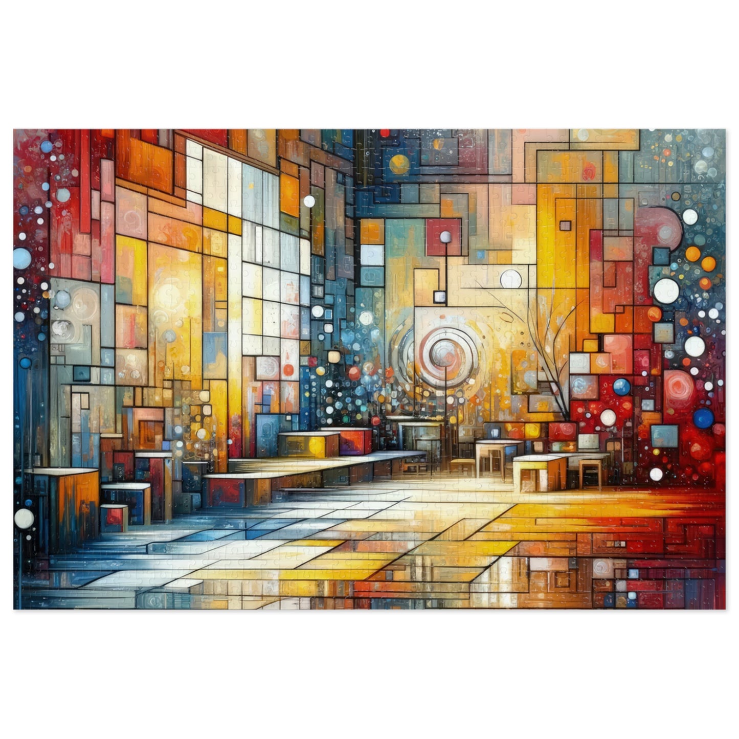 Reflective Habitation Art Jigsaw Puzzle (30, 110, 252, 500,1000-Piece)
