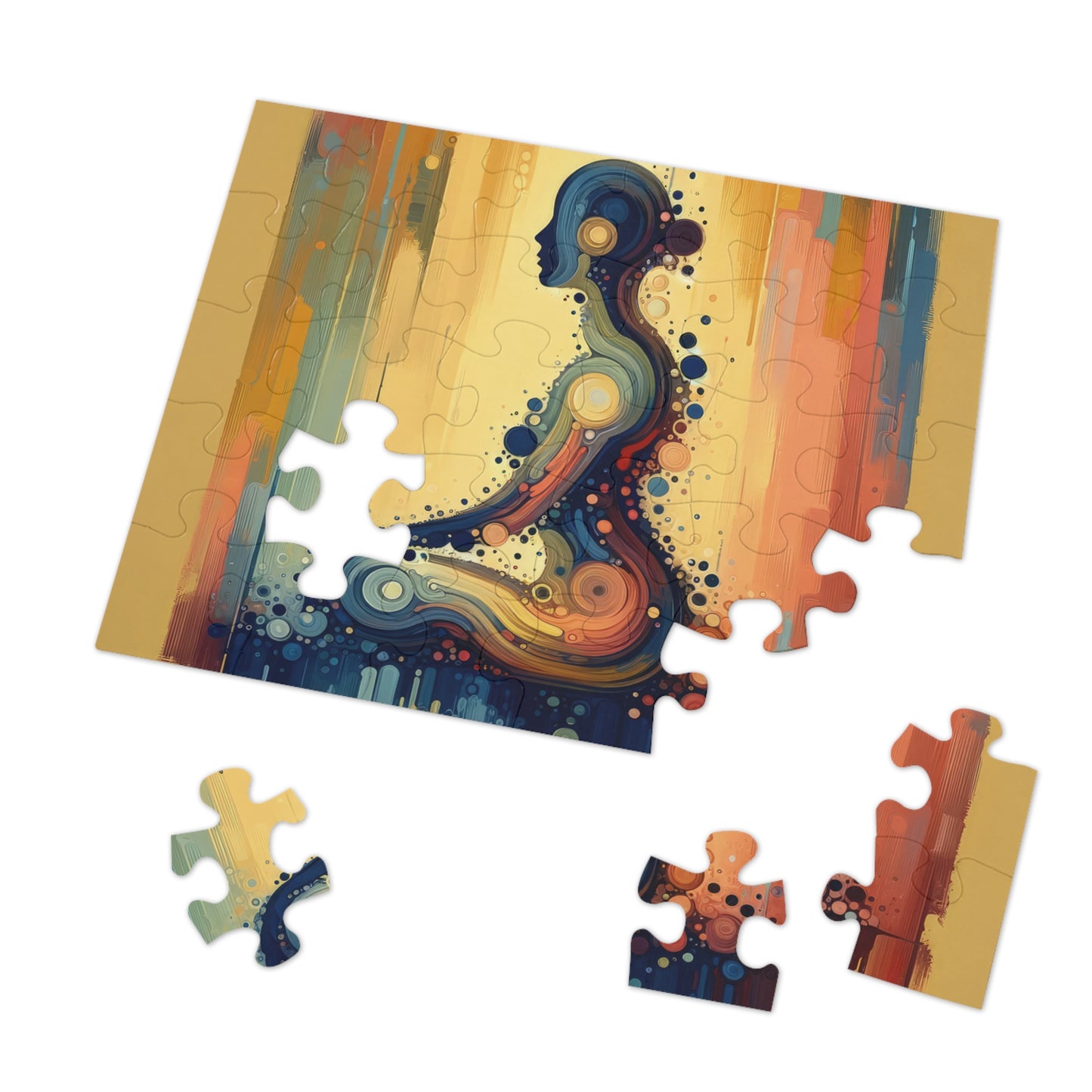 Patience Essence Tachism Jigsaw Puzzle (30, 110, 252, 500,1000-Piece)