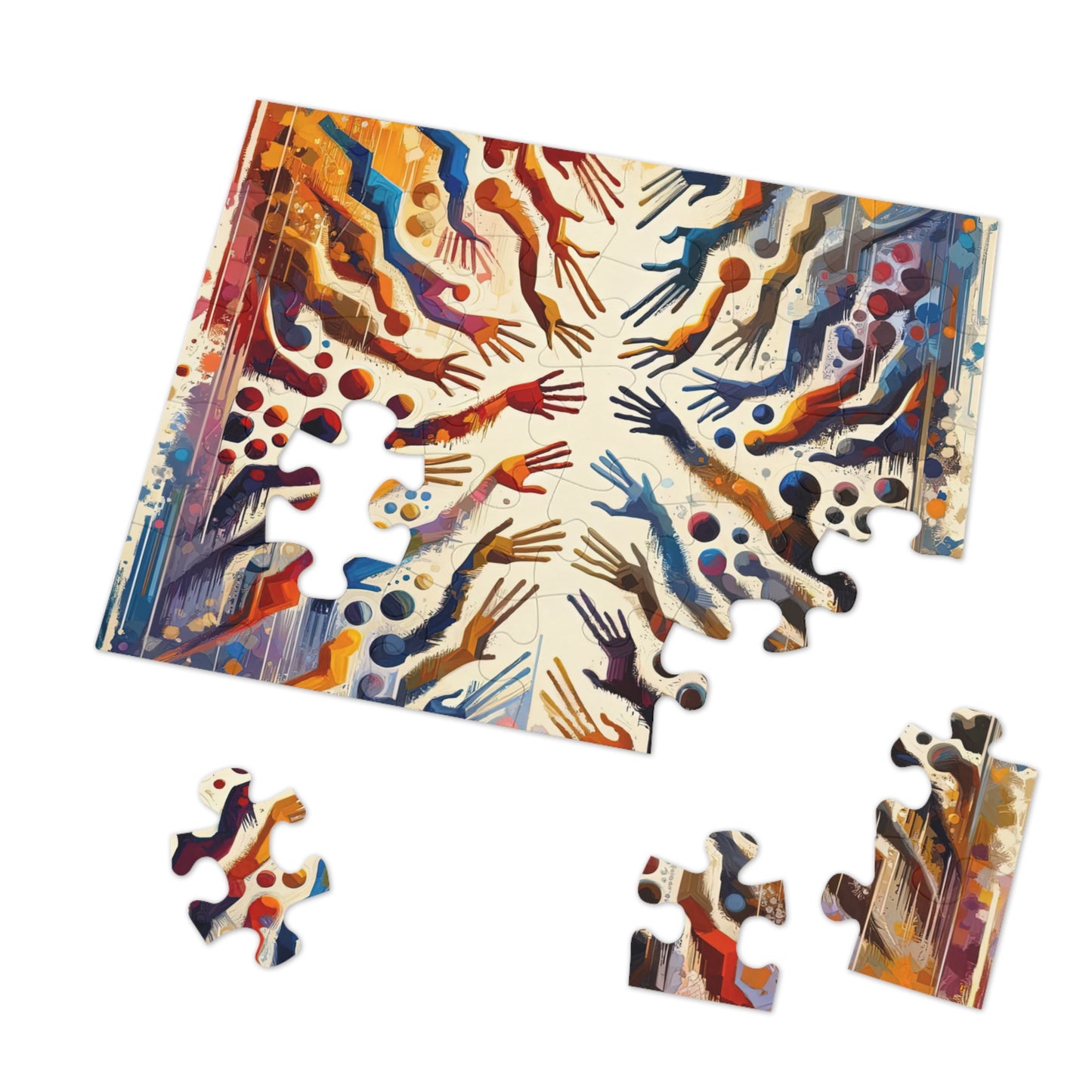 Architects Wisdom Tachism Jigsaw Puzzle (30, 110, 252, 500,1000-Piece)