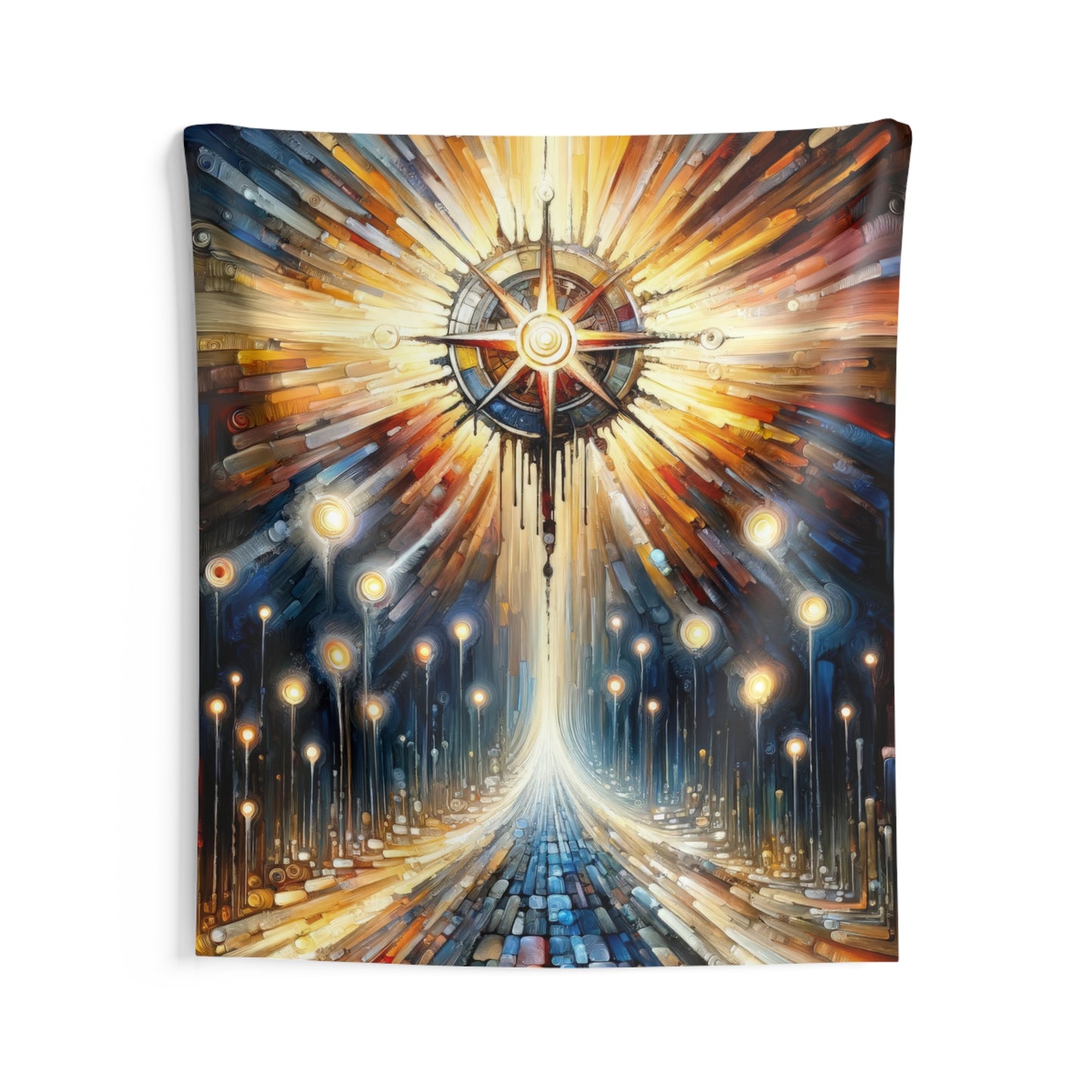 Wisdom Compass Journey Indoor Wall Tapestries