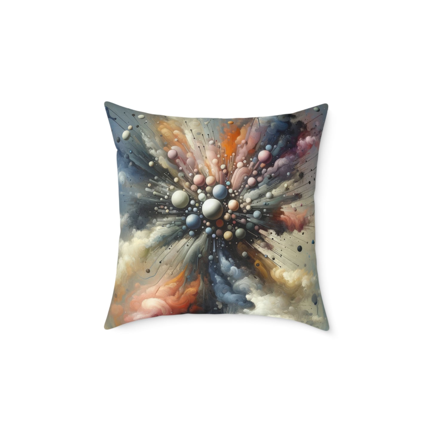 Impactful Deeds Ripple Spun Polyester Pillow