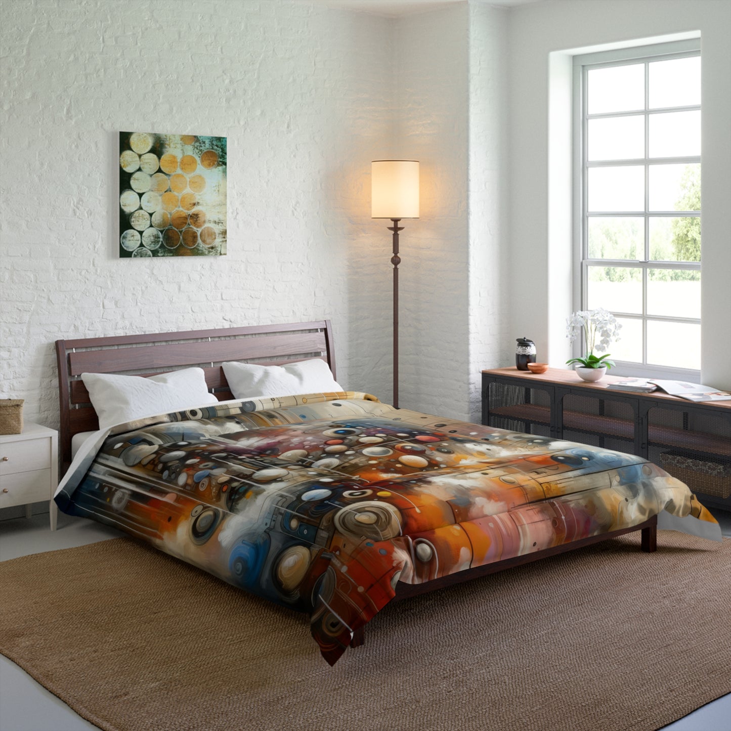 Abstract Mechanical Harmony Comforter