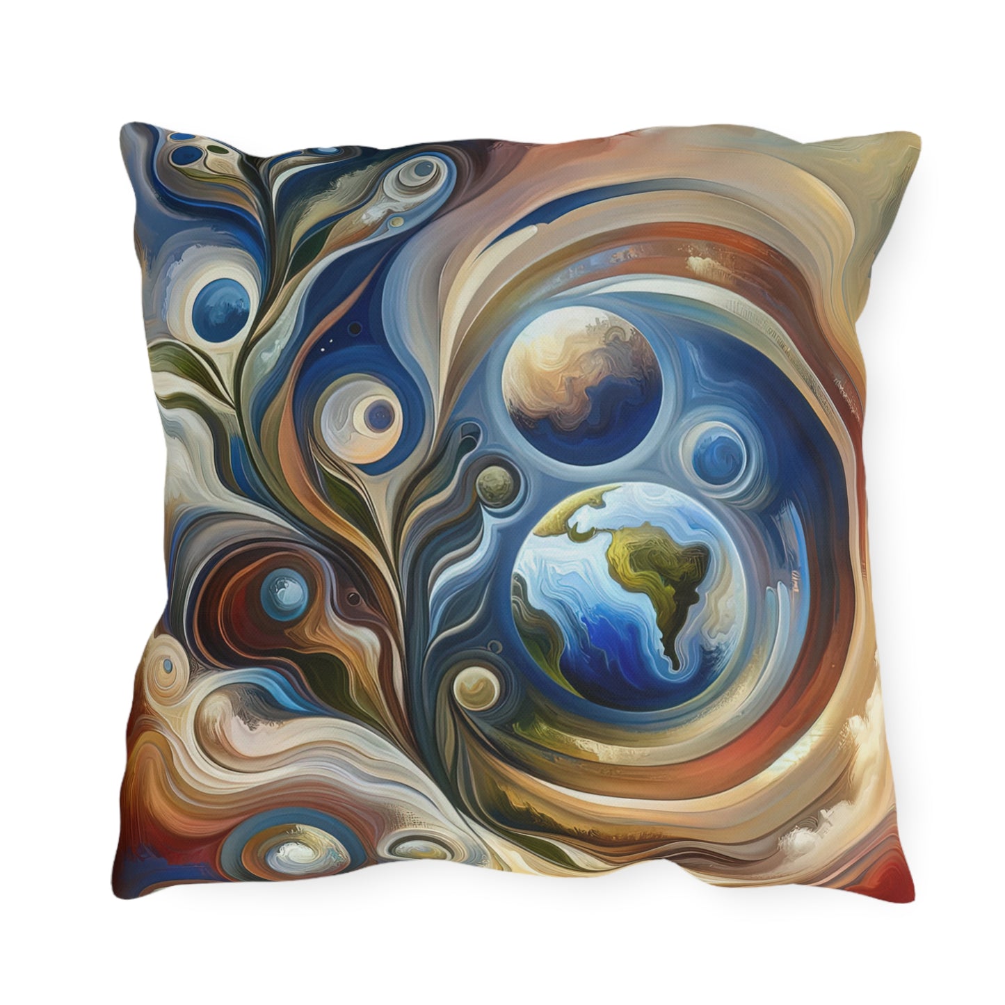 Esoteric Nurturing Gaia Outdoor Pillows