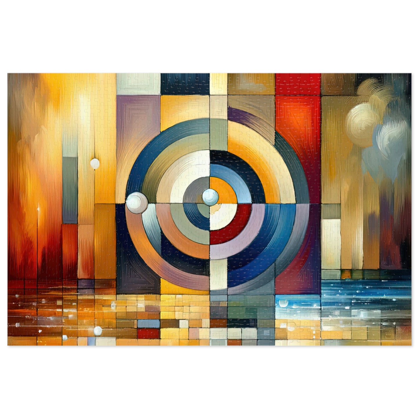 Oneness Through Tachism Jigsaw Puzzle (30, 110, 252, 500,1000-Piece)