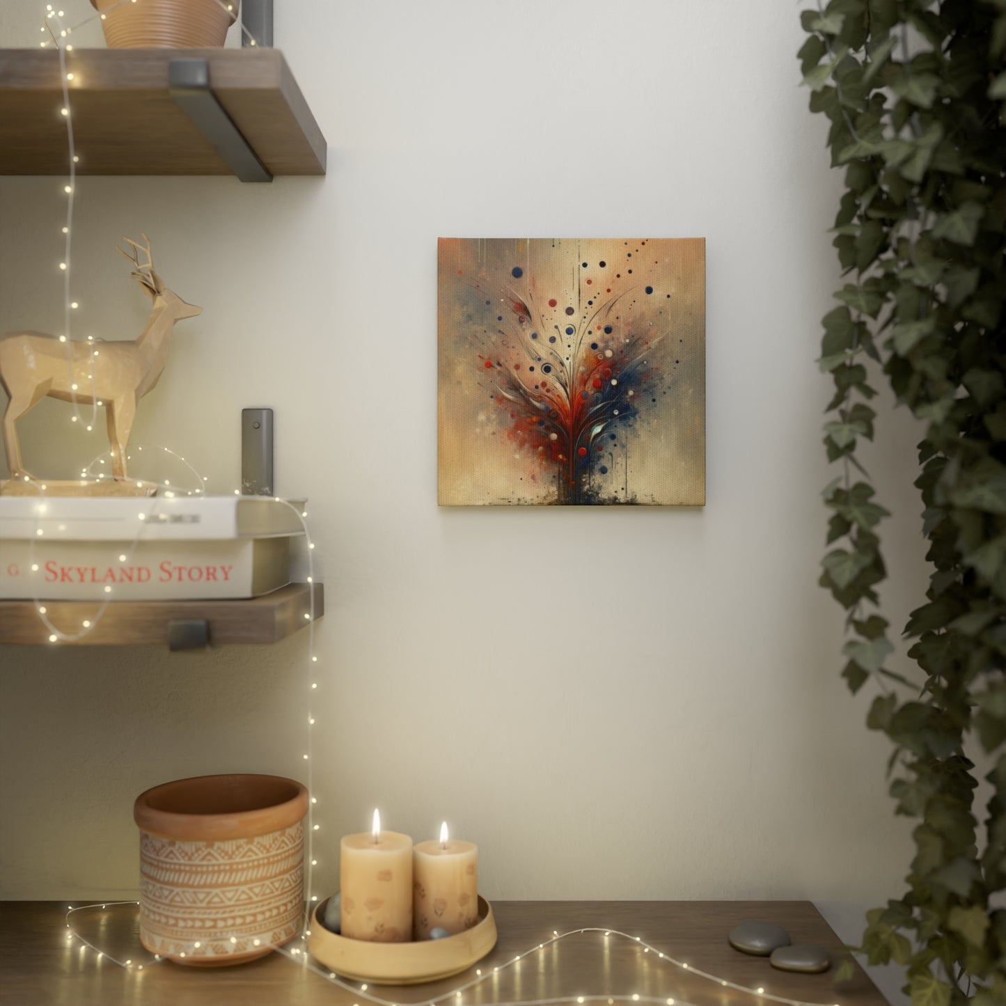 Whispering Thoughts Emergence Canvas Photo Tile