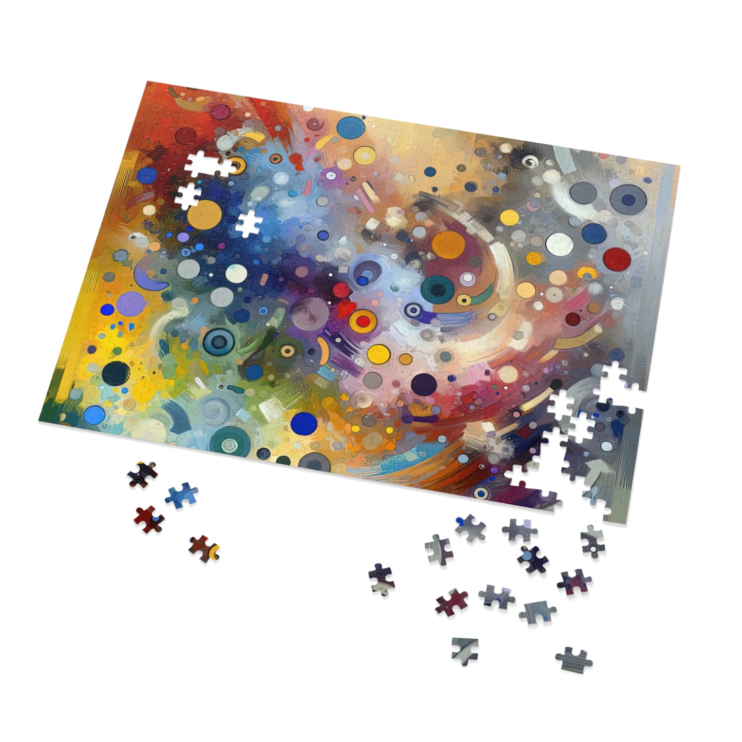 Humorous Unified Tachism Jigsaw Puzzle (30, 110, 252, 500,1000-Piece)