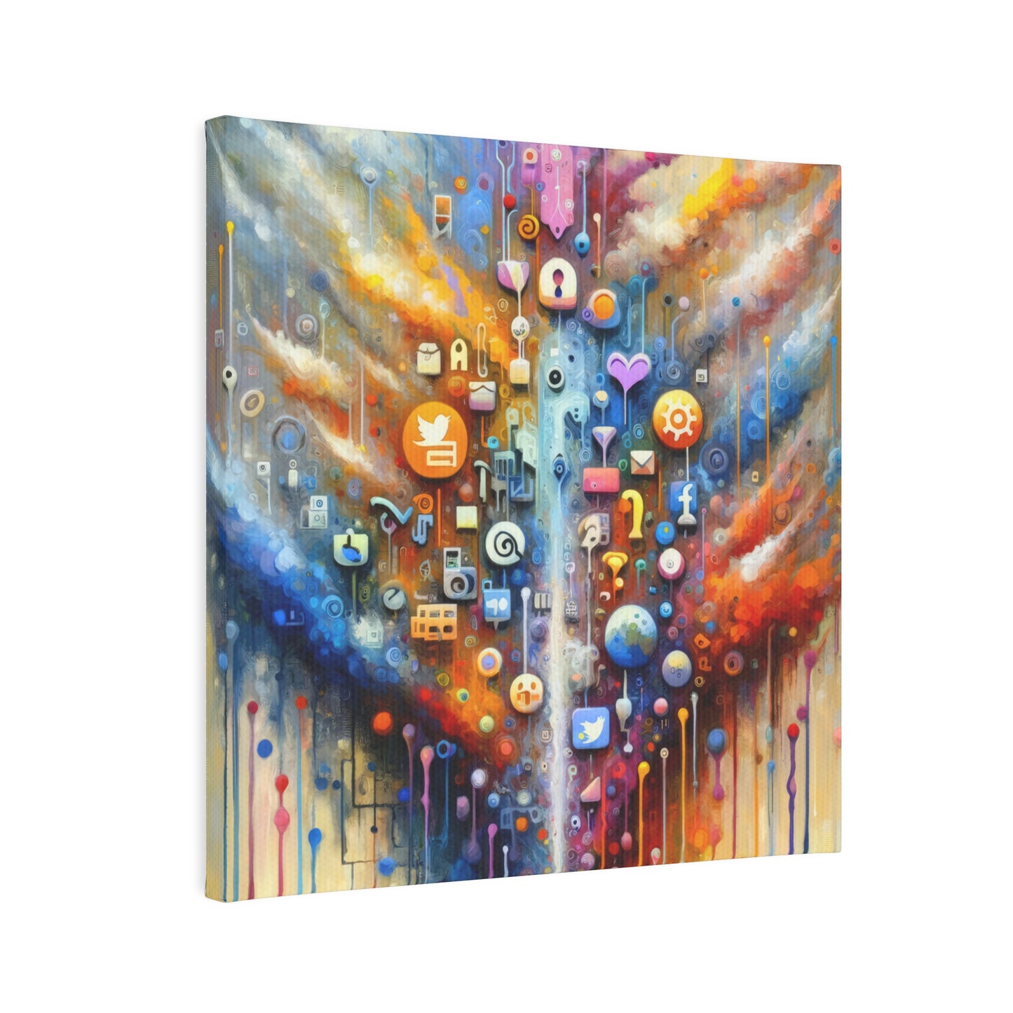 Digital Essence Revelation Canvas Photo Tile
