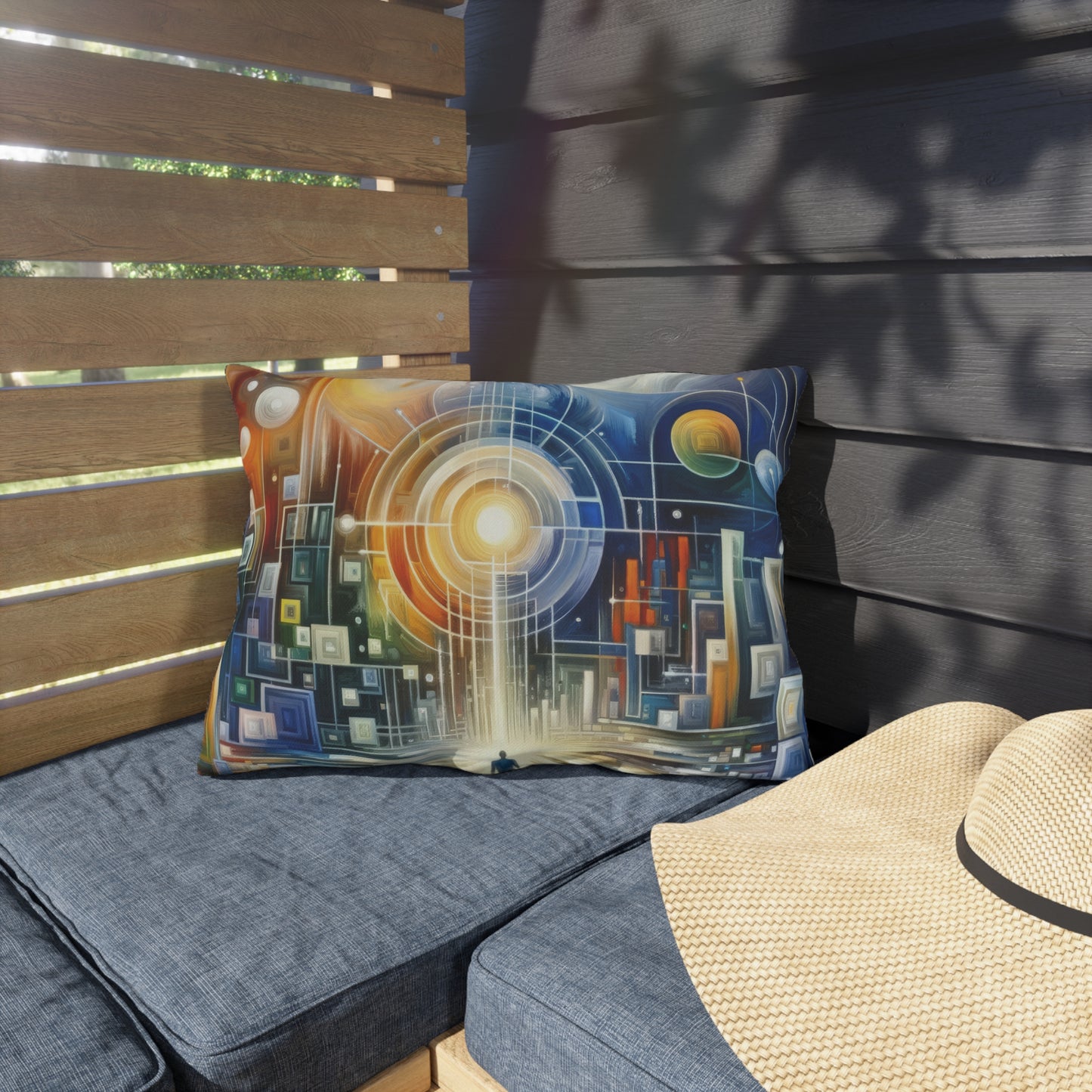 Mindful Megabyte Convergence Outdoor Pillows