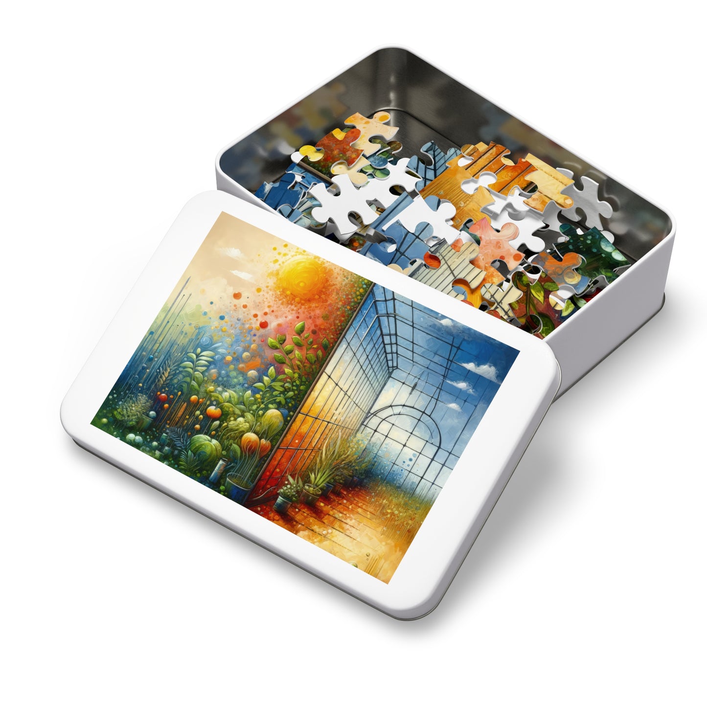 Greenhouse Digital Genesis Jigsaw Puzzle (30, 110, 252, 500,1000-Piece)