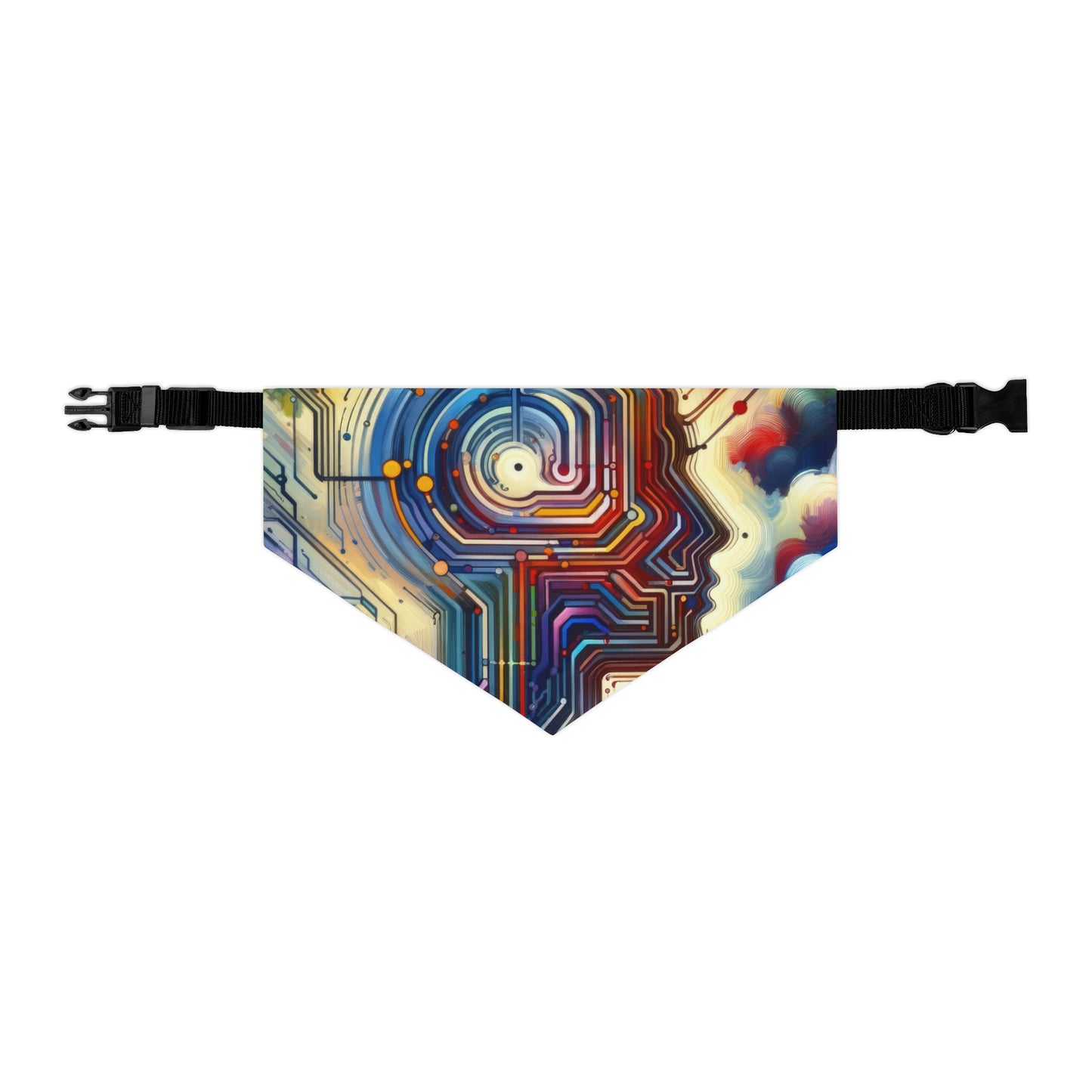 Supportive Digital Empathy Pet Bandana Collar