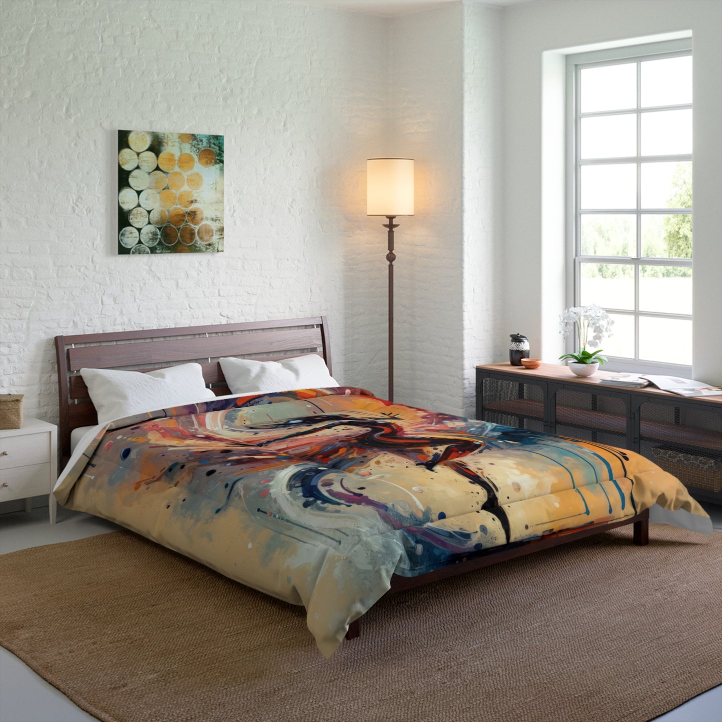 Decision Dance Tachism Comforter