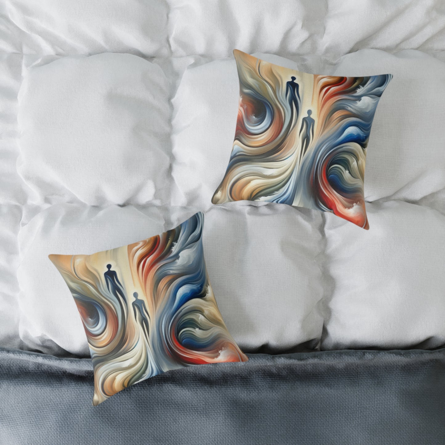 Silent Journey Recognition Spun Polyester Pillow