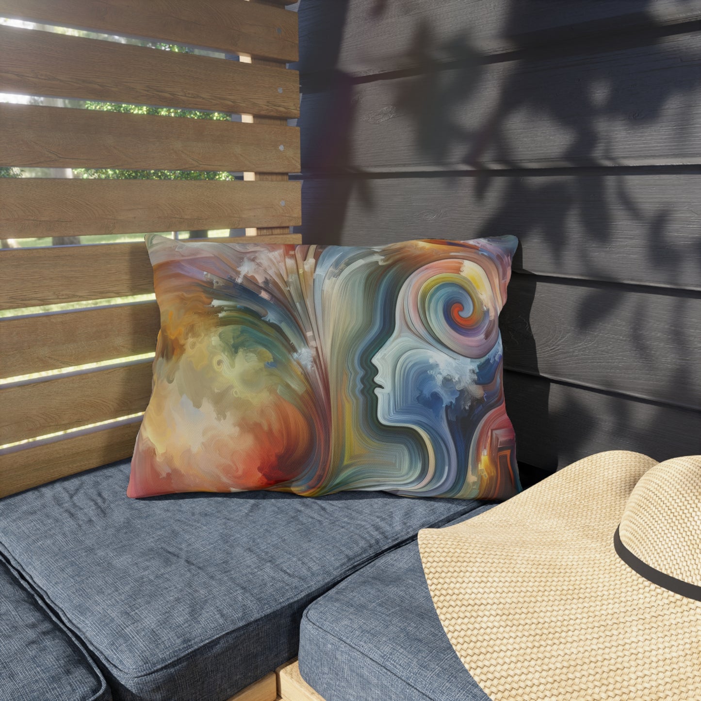 Empathy Binding Spirit Outdoor Pillows