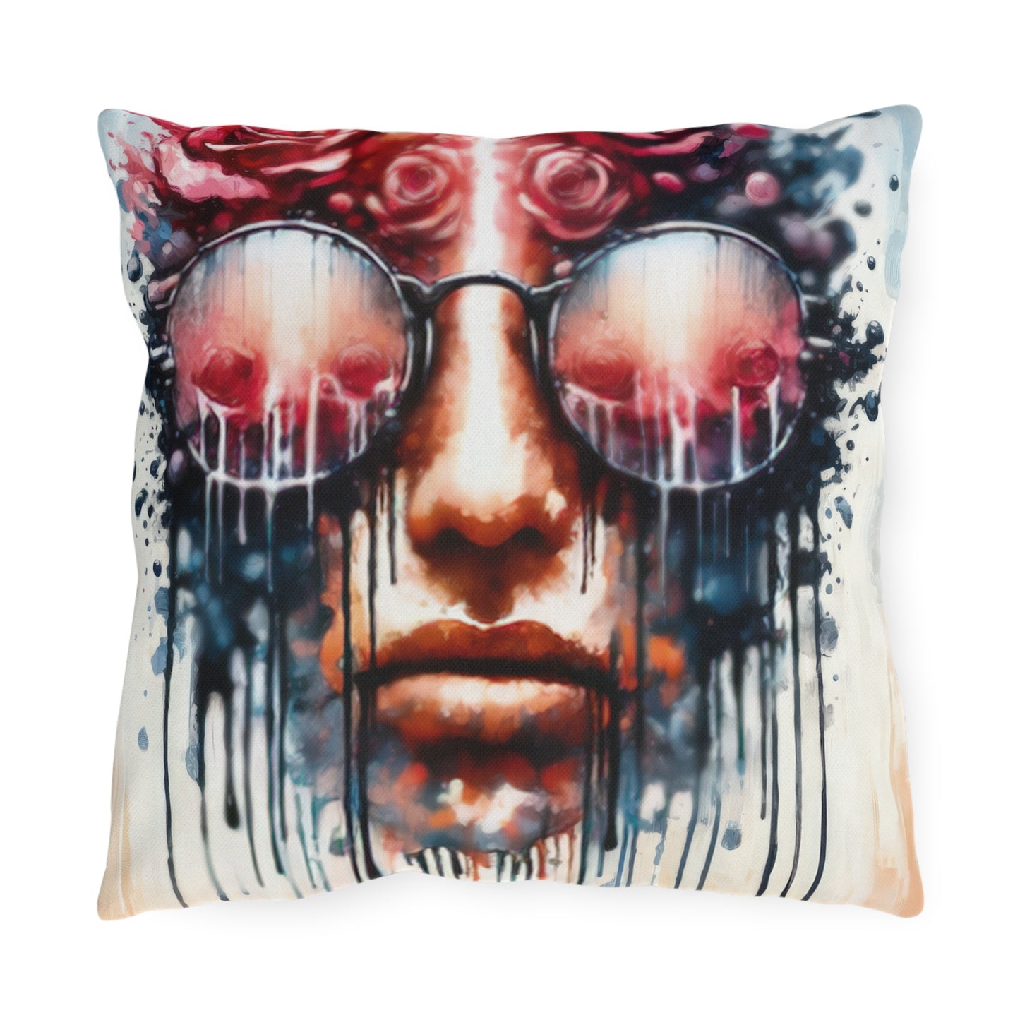 Perception Cleansing Tachism Outdoor Pillows