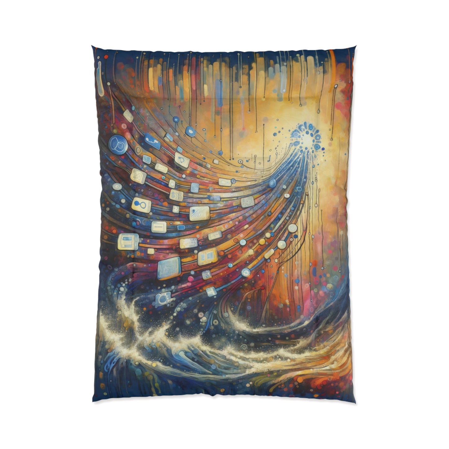 Digital Tapestry Weaving Comforter