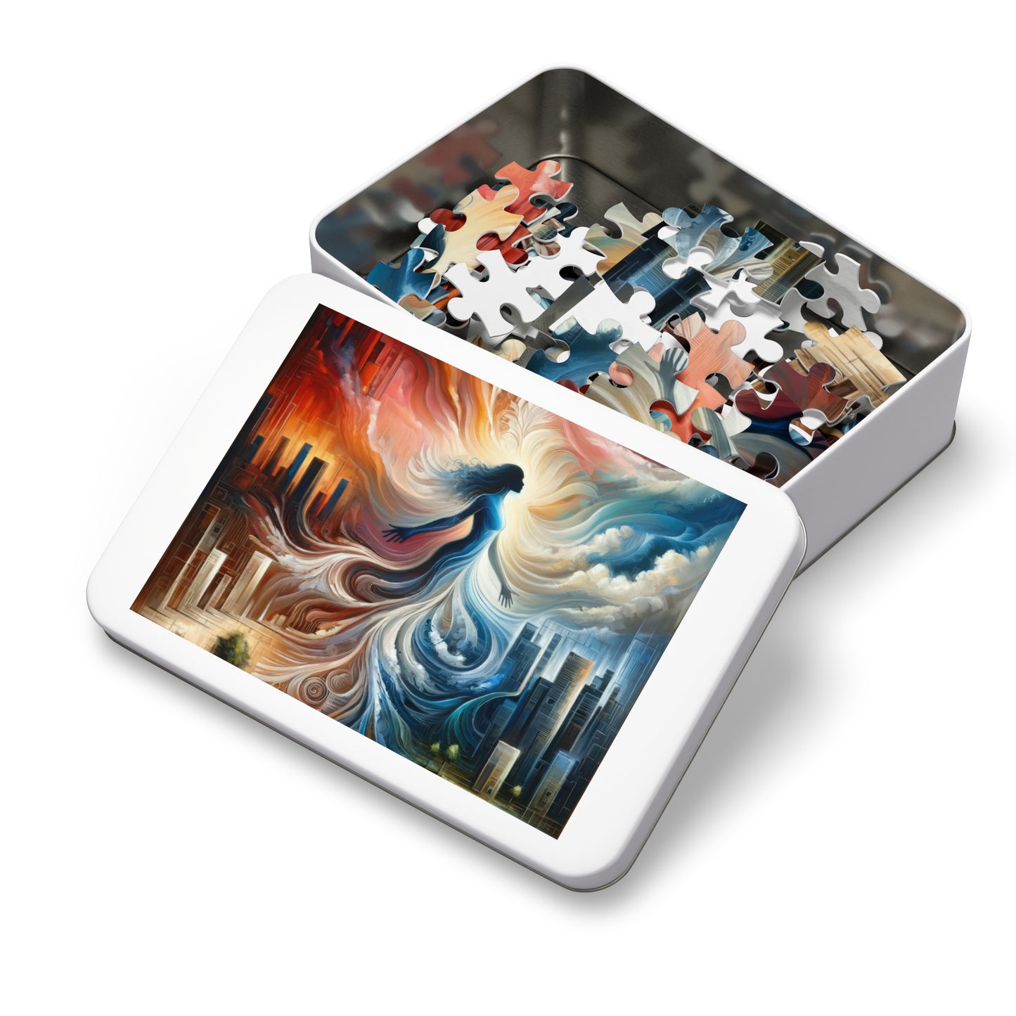 Transformative Tachism Emergence Jigsaw Puzzle (30, 110, 252, 500,1000-Piece)