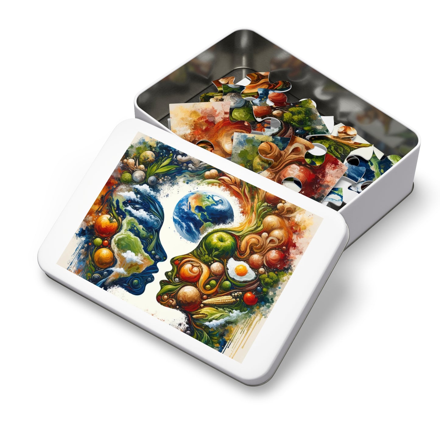 Earthly Dialogue Feast Jigsaw Puzzle (30, 110, 252, 500,1000-Piece)