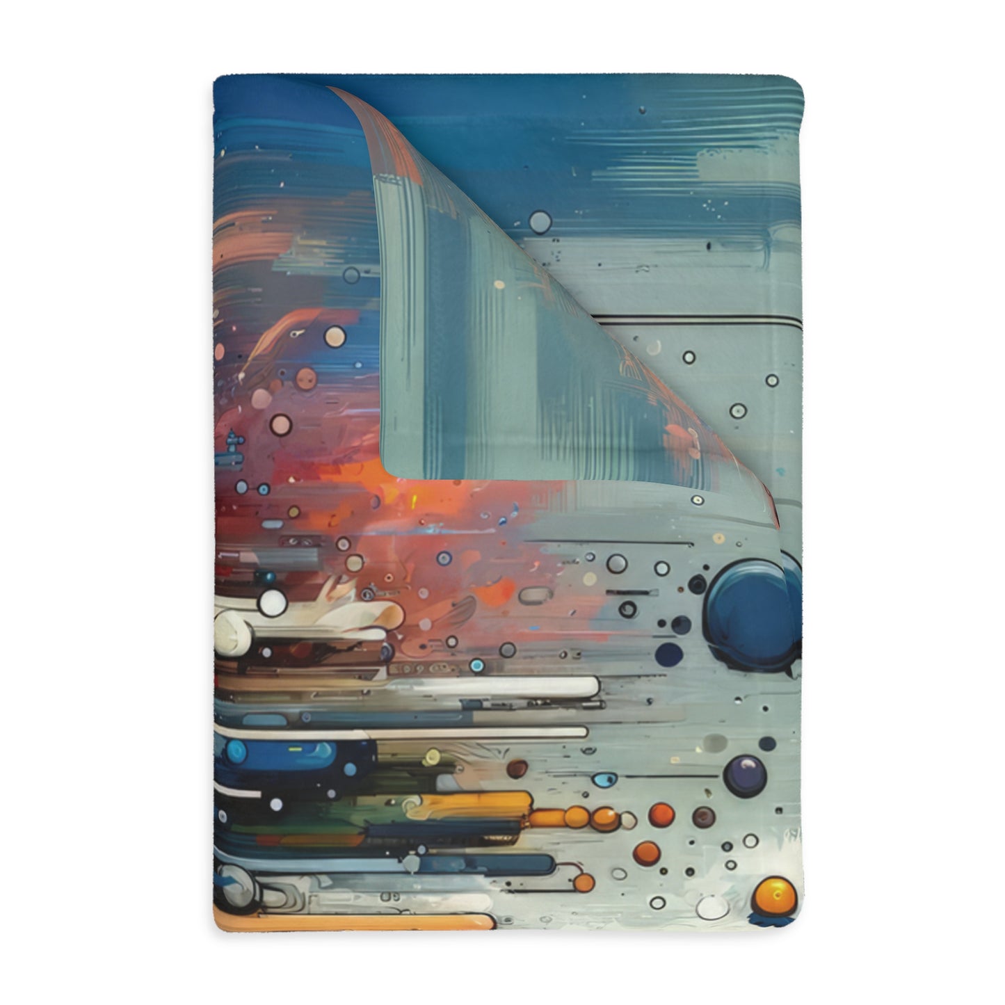 Coherent Change Visualization Velveteen Microfiber Blanket (Two-sided print)