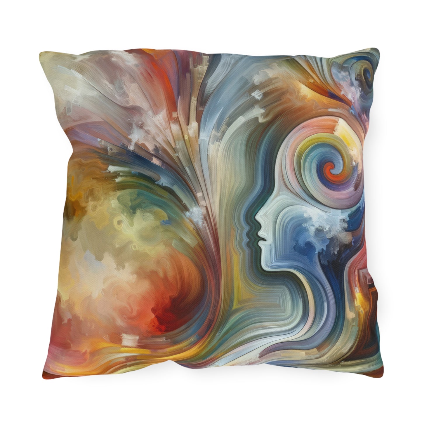 Empathy Binding Spirit Outdoor Pillows