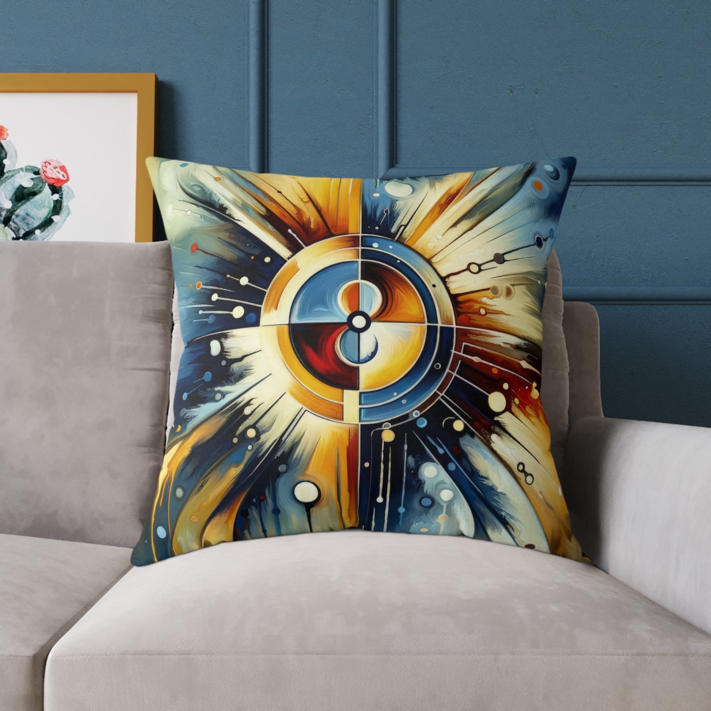 Compassionate Ethical Guidance Spun Polyester Pillow