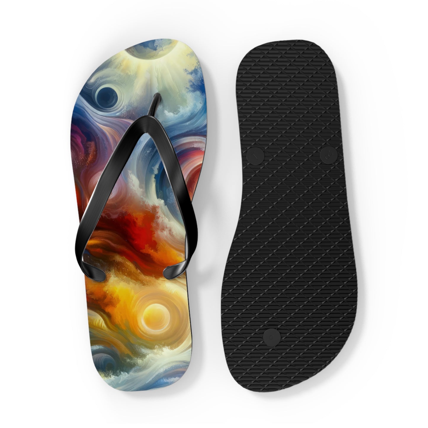 Unified Heart Journey Flip Flops