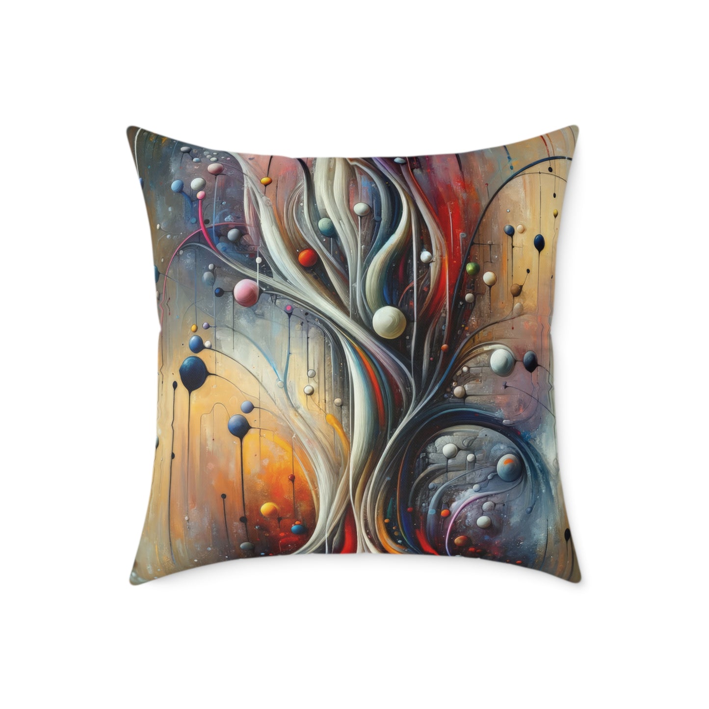 Invisible Threads Influence Spun Polyester Pillow
