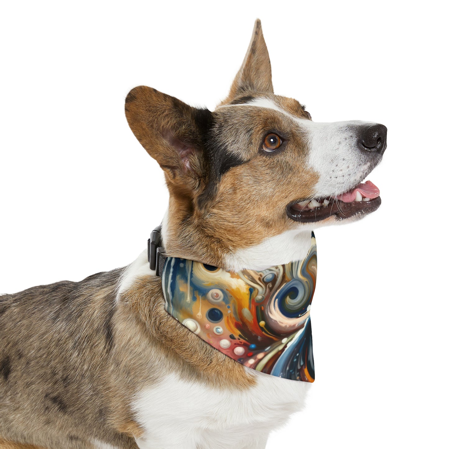 Paradoxical Embrace Tachism Pet Bandana Collar