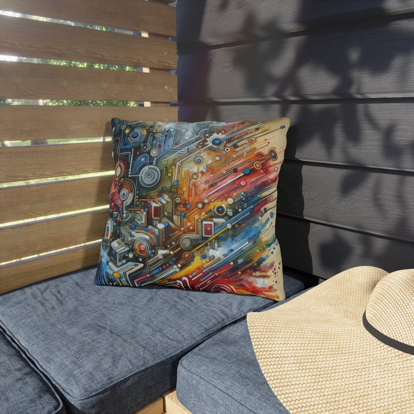 Beliefs Systems Intersection Outdoor Pillows