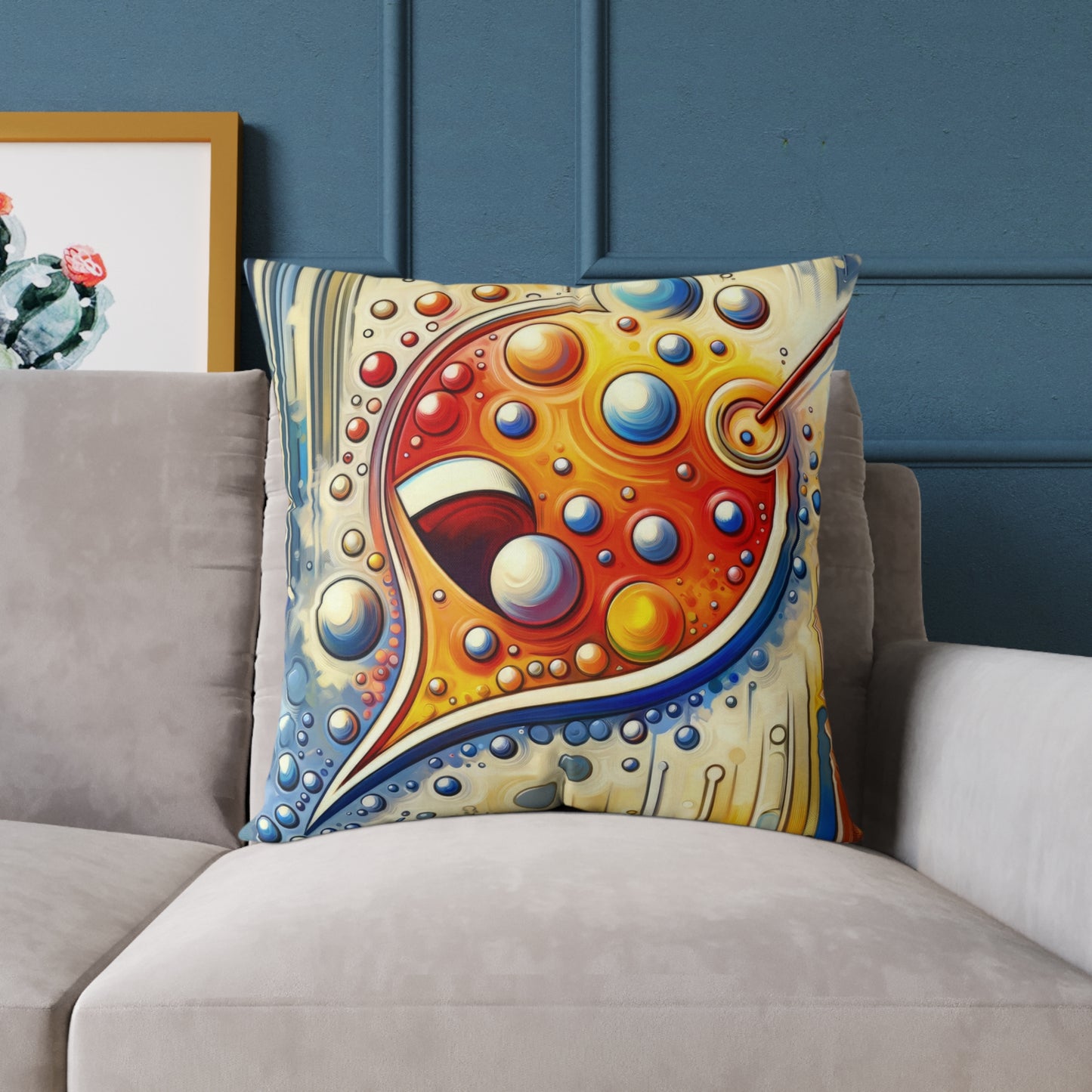 Humorous Dialogue Gateway Spun Polyester Pillow