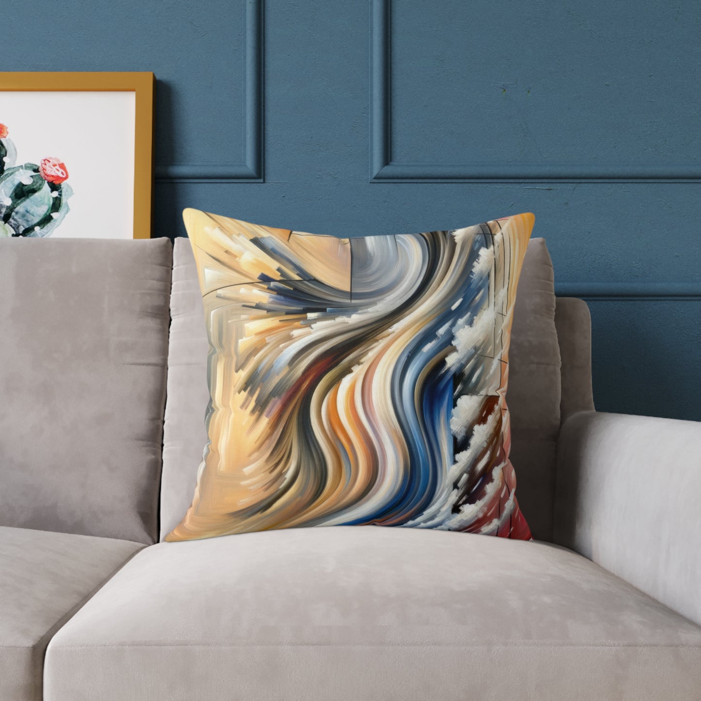 Model Dynamic Transition Spun Polyester Pillow