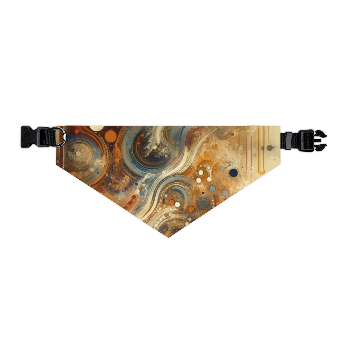 Dynamic Cultural Mosaic Pet Bandana Collar