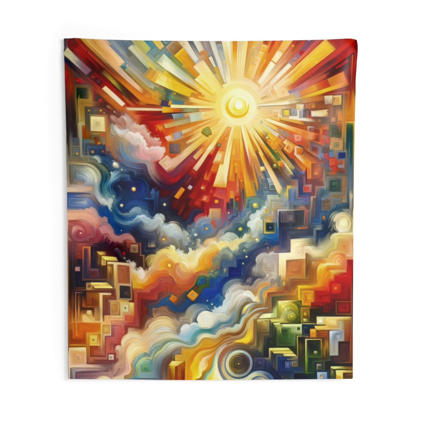 Abundant Resources Burst Indoor Wall Tapestries