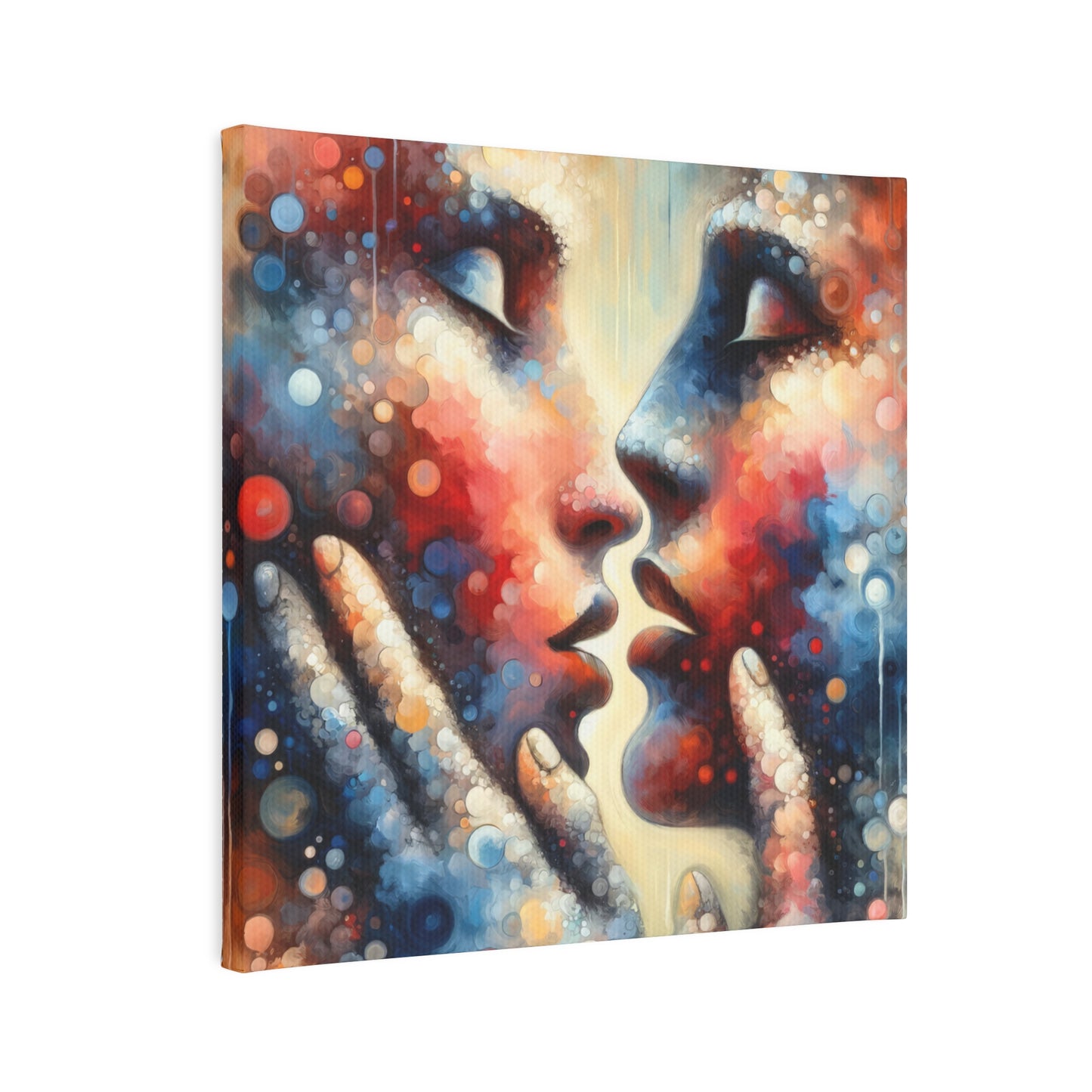Dialogue Trust Tachism Canvas Photo Tile