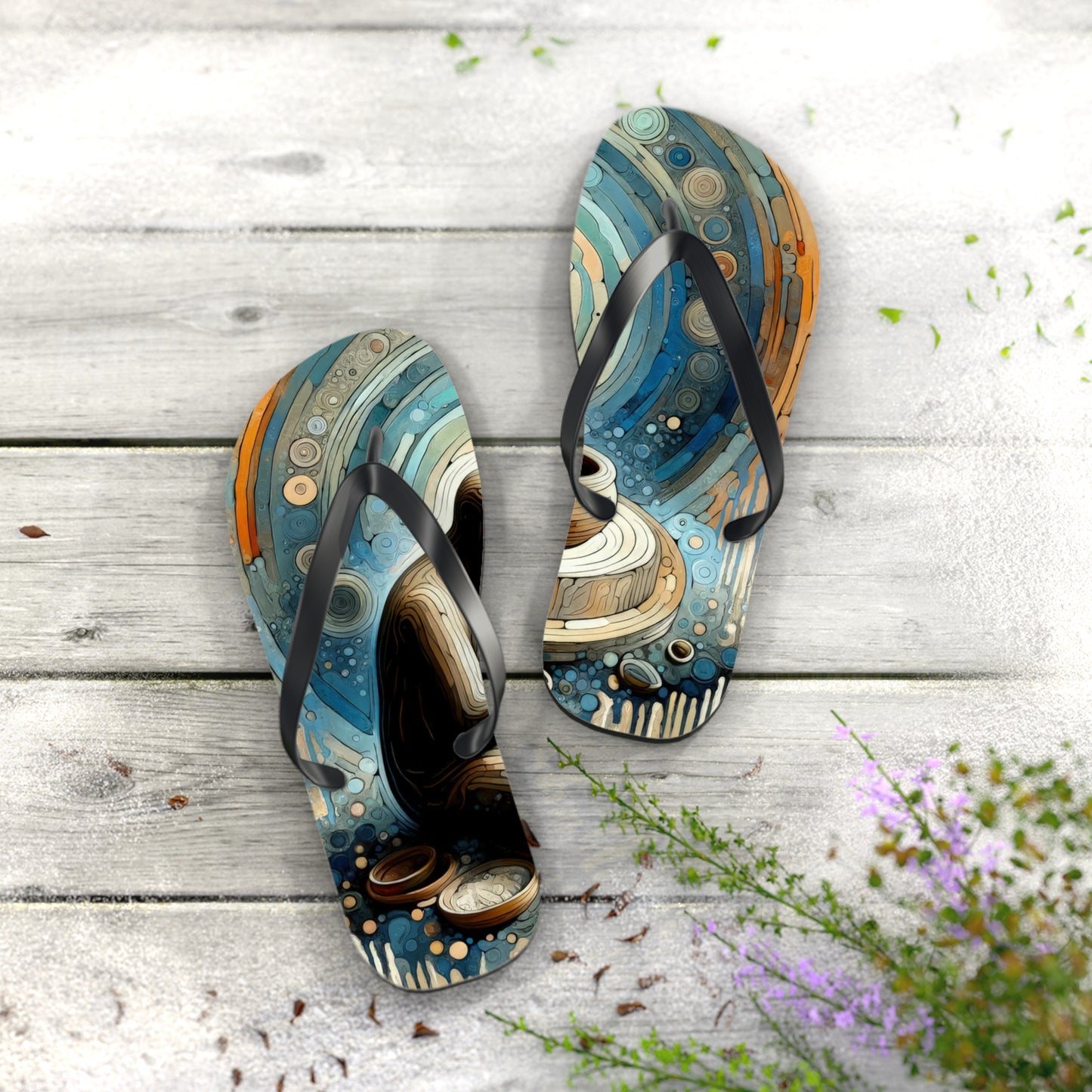 Crafting Semantic Pottery Flip Flops