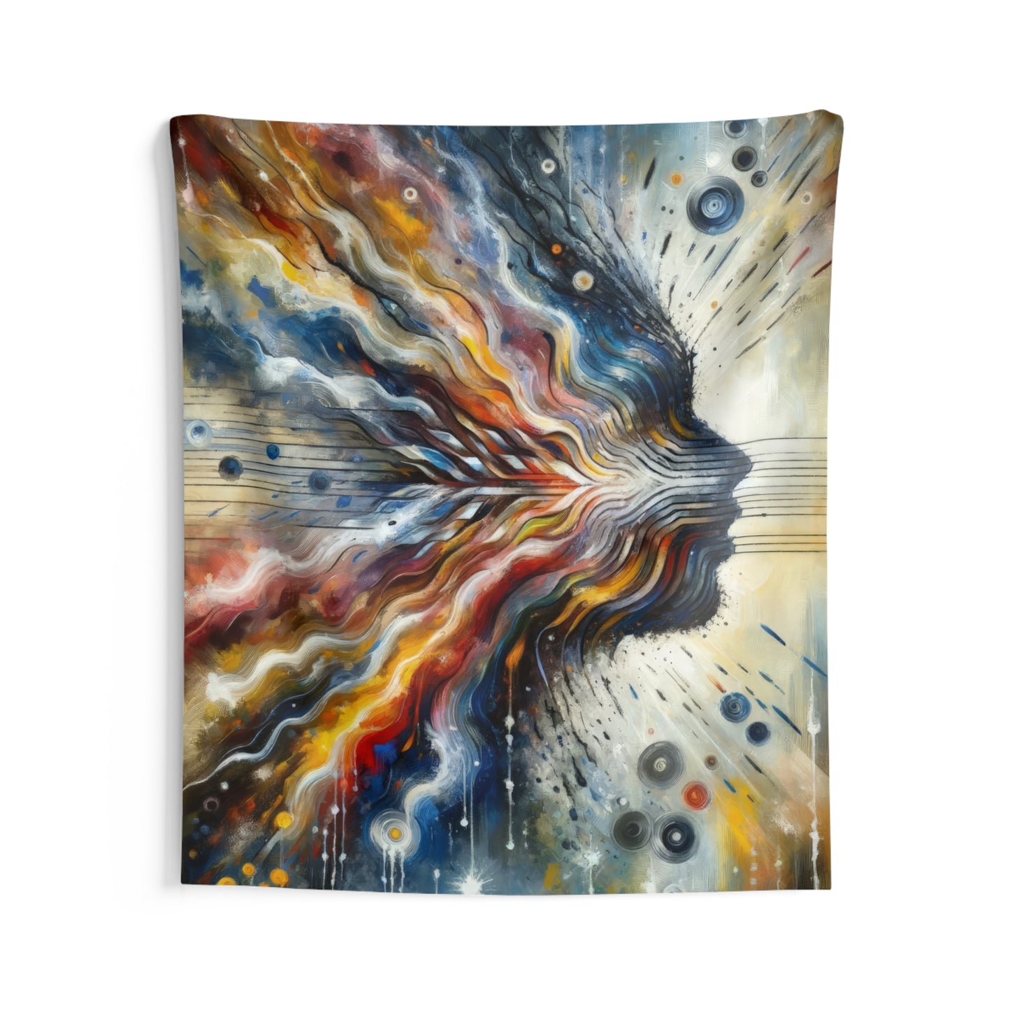 Empathetic Awakening Dynamic Indoor Wall Tapestries