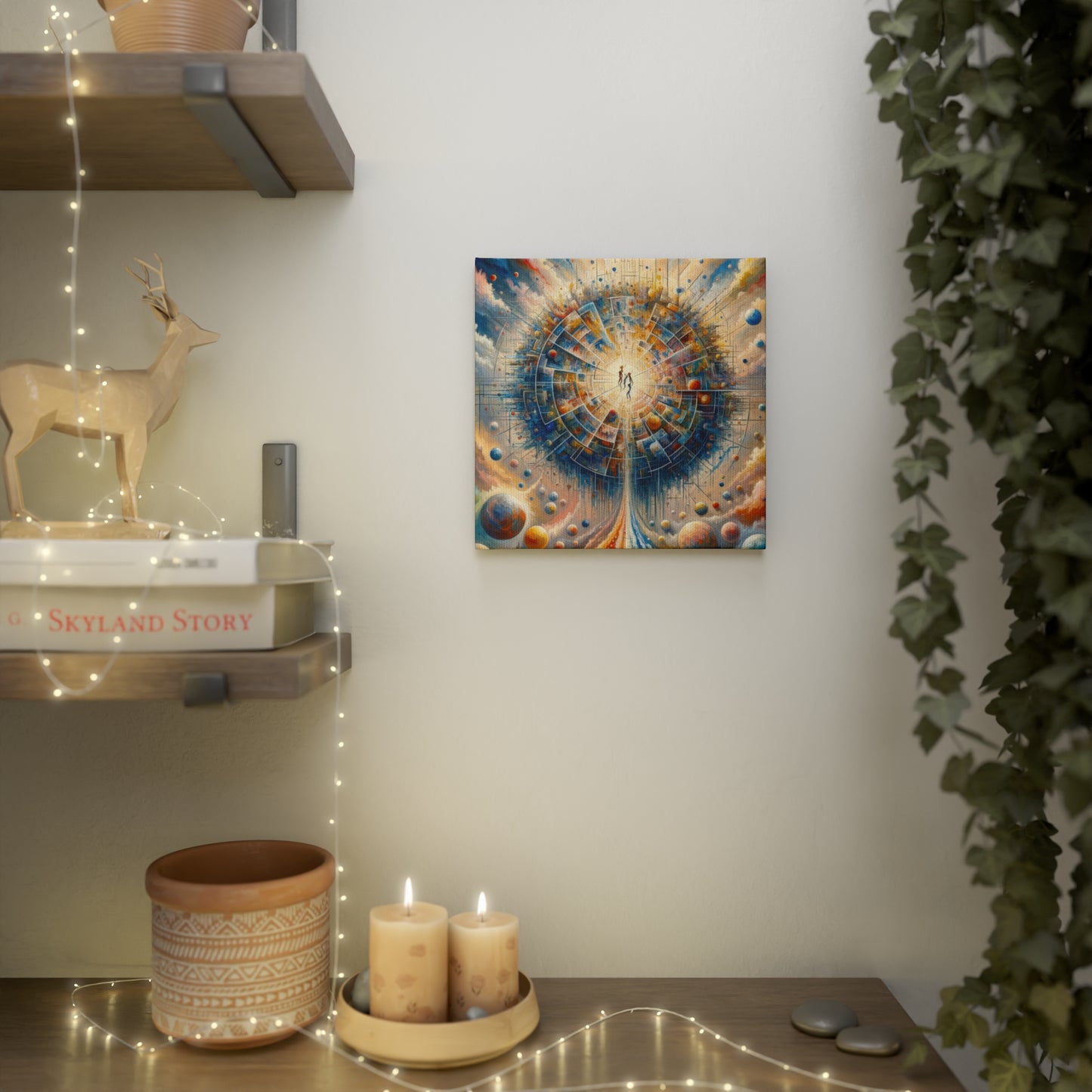 Cosmic Connection Antidote Canvas Photo Tile