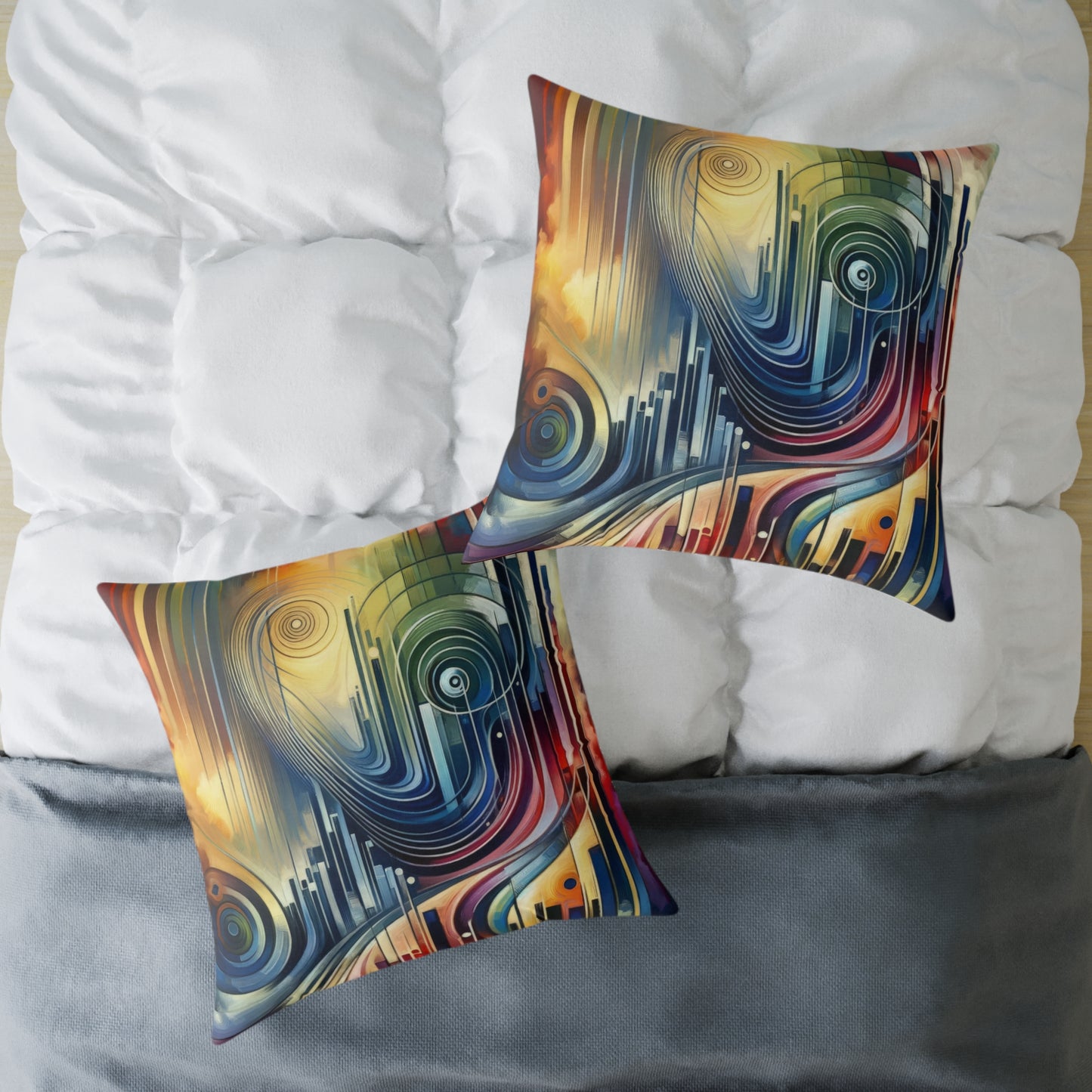 Effort Amplifies Outcome Spun Polyester Pillow