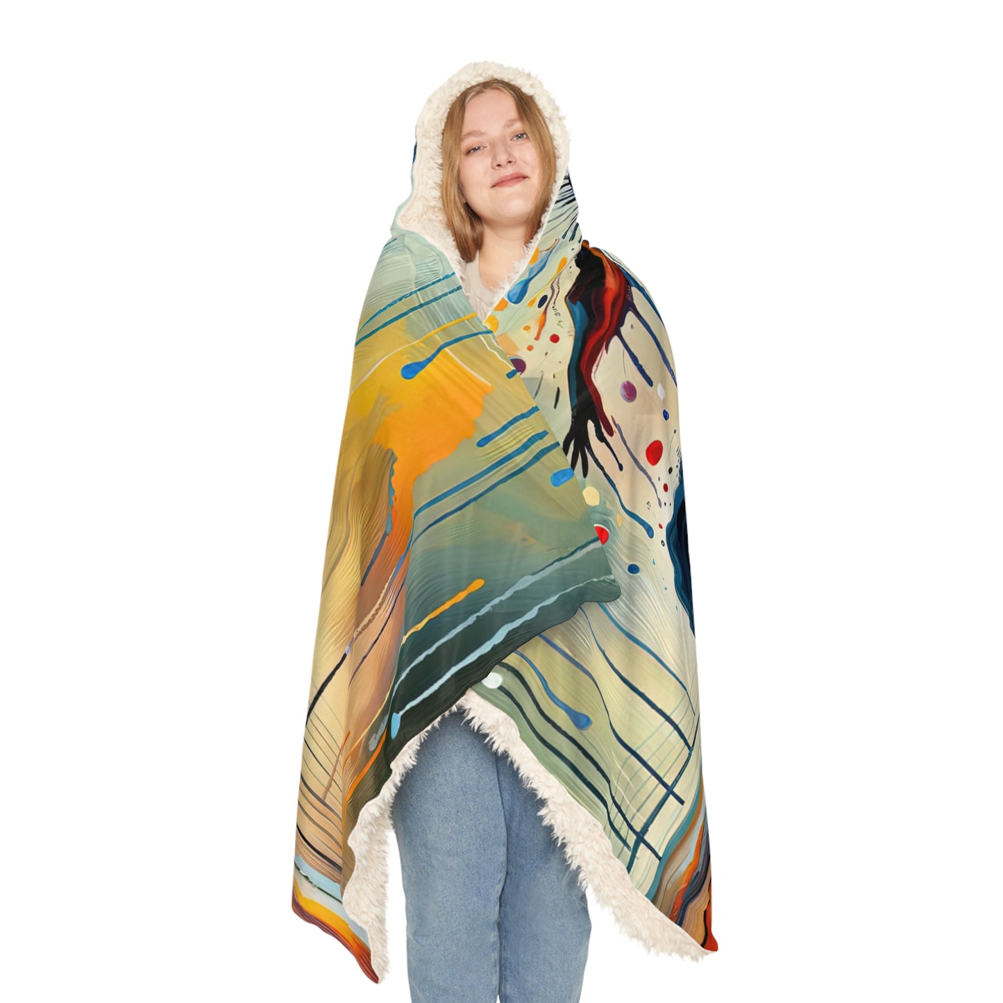 Expressive Dance Reflection Snuggle Blanket
